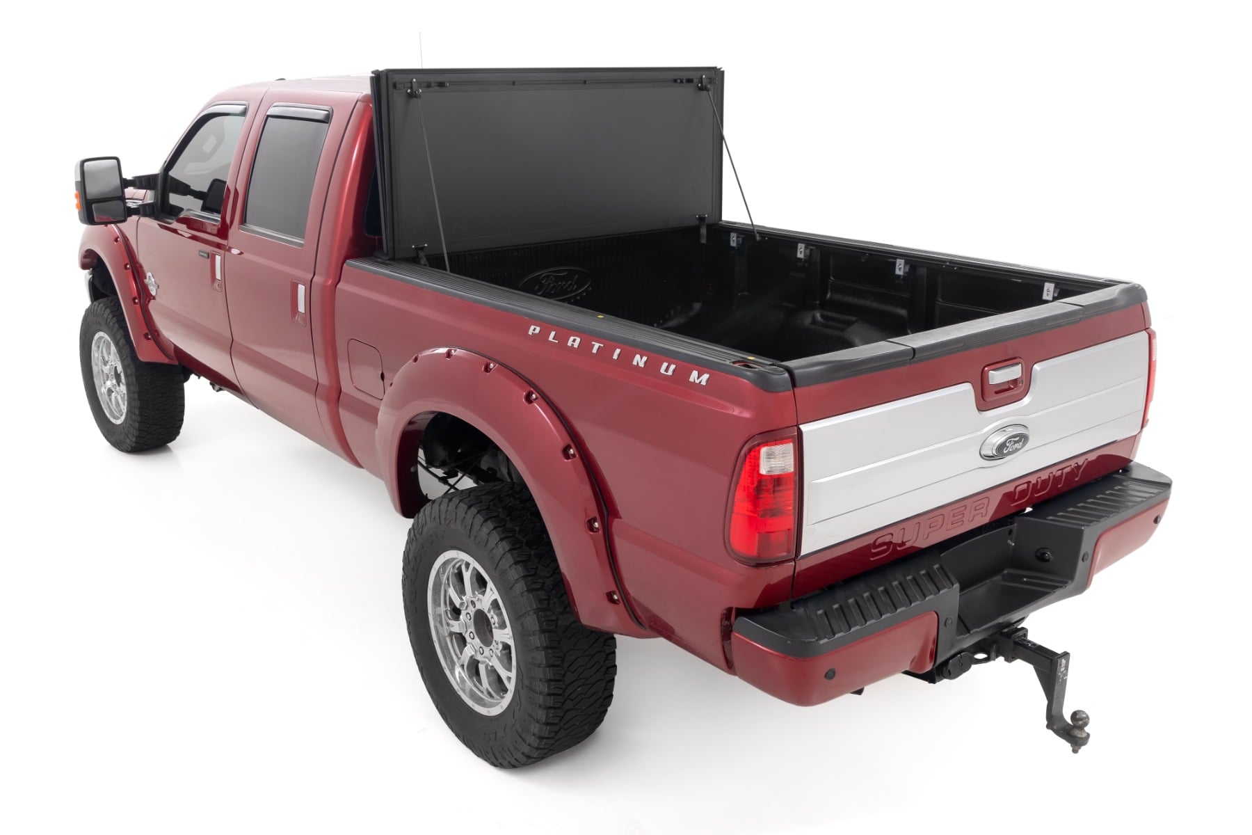 Stabile, dreifach klappbare Ladeflächenabdeckung | 6'10 Zoll Ladefläche | Ford F-250/F-350 Super Duty (99–16) — Bild 5