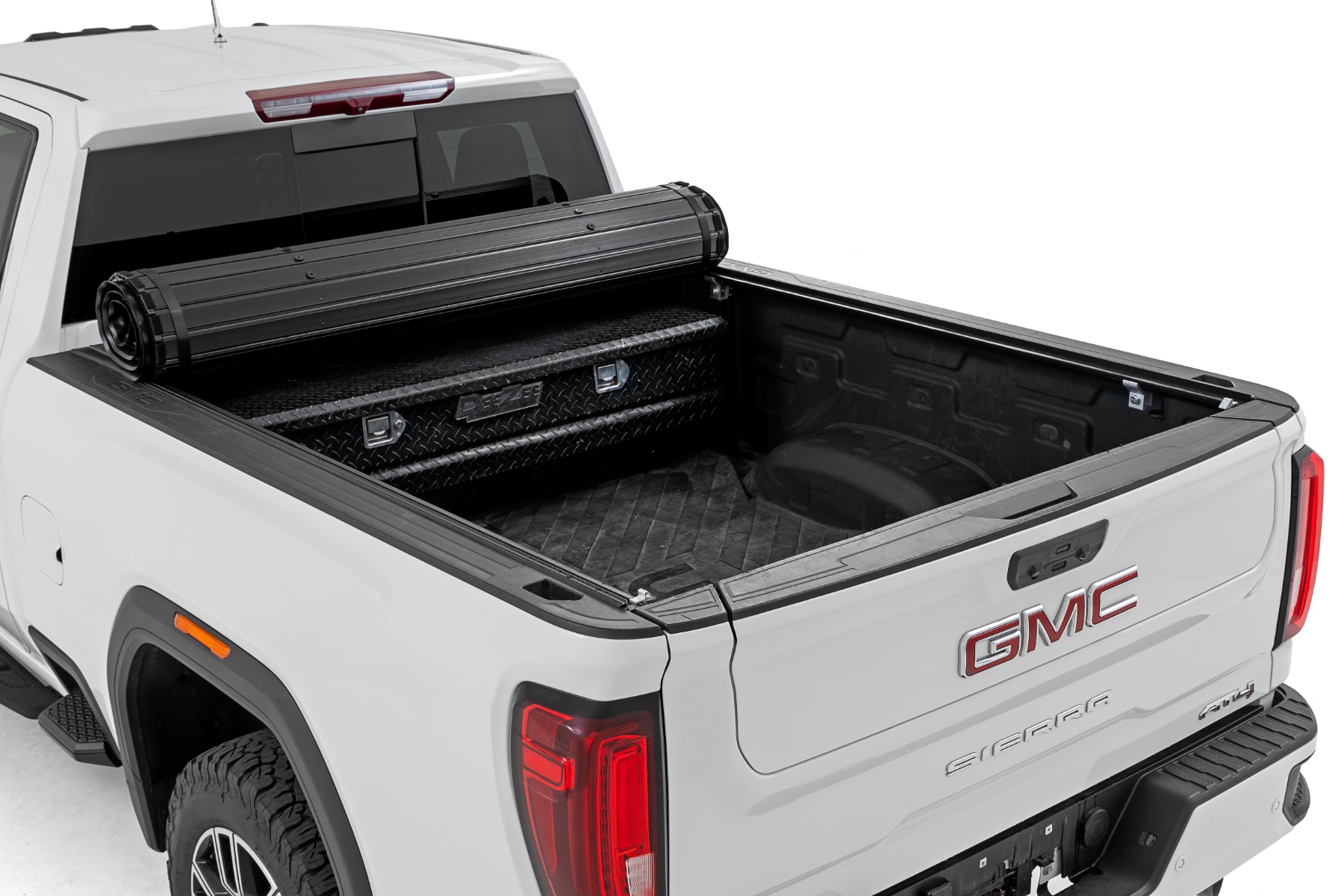 Feste Roll-up-Ladeflächenabdeckung | 6'9 Zoll Ladefläche | Chevy/GMC Silverado/Sierra 2500HD/3500HD (20–26) — Bild 2