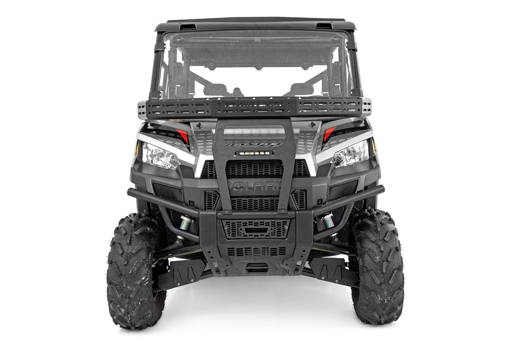 Frontgepäckträger | 6 Zoll Schwarz Slimline | Polaris Ranger XP 900/Ranger XP 1000 — Bild 5
