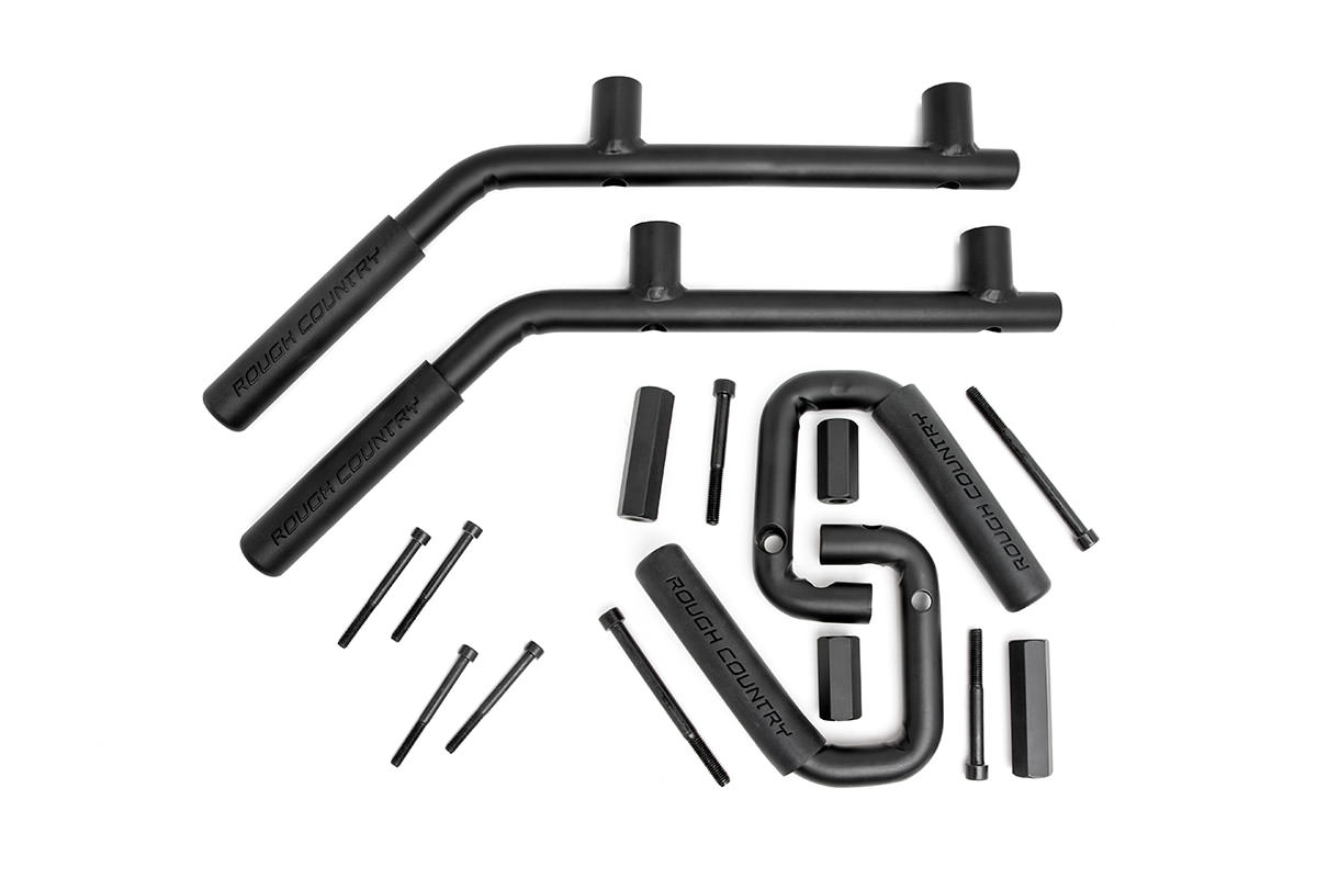 Haltegriffe | Stahl | FR & RR | Schwarz | Jeep Wrangler JK/Wrangler Unlimited (07–18)