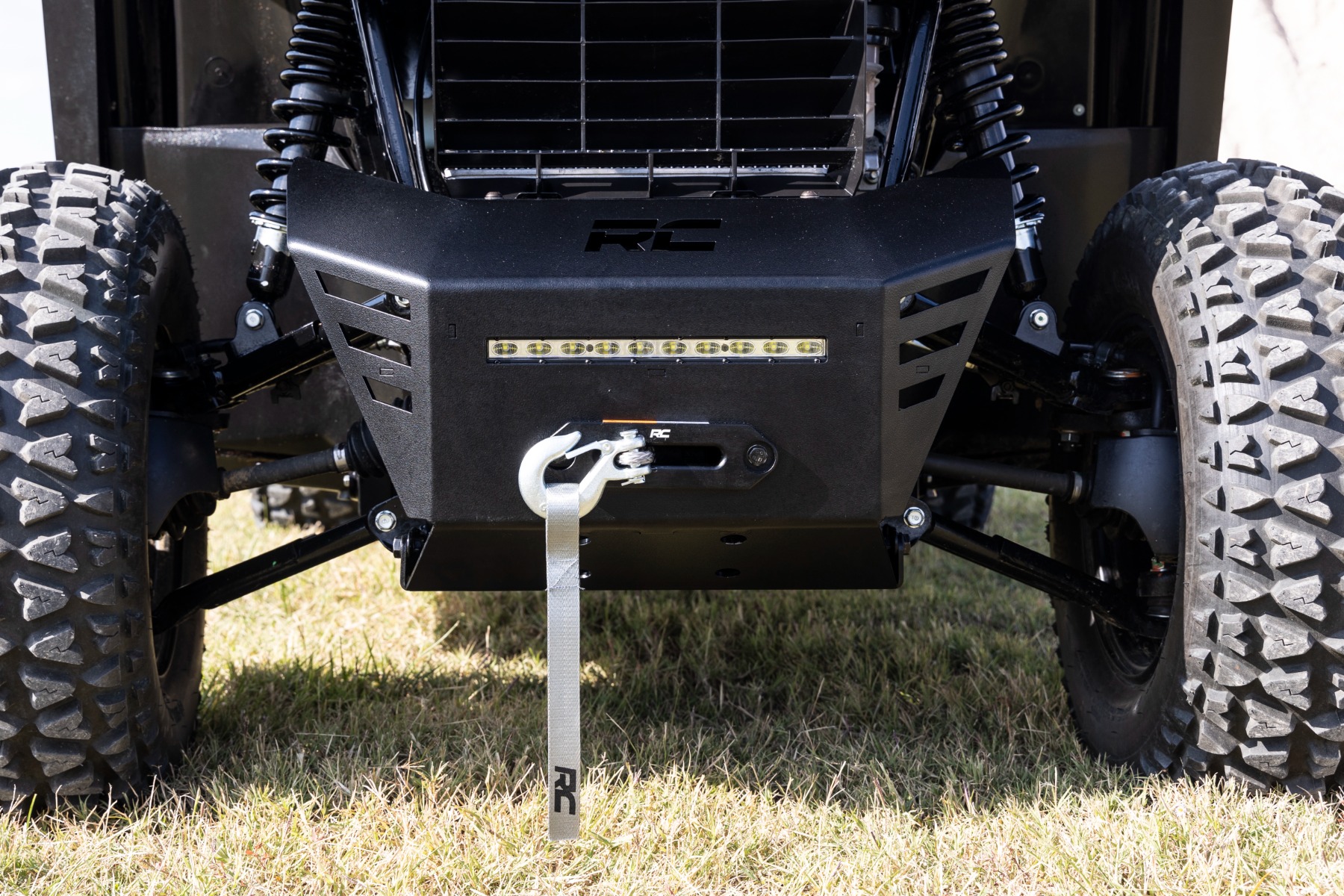 Seilwinde | 10 Zoll Schwarz Slimline | Honda Pioneer 520 — Bild 6
