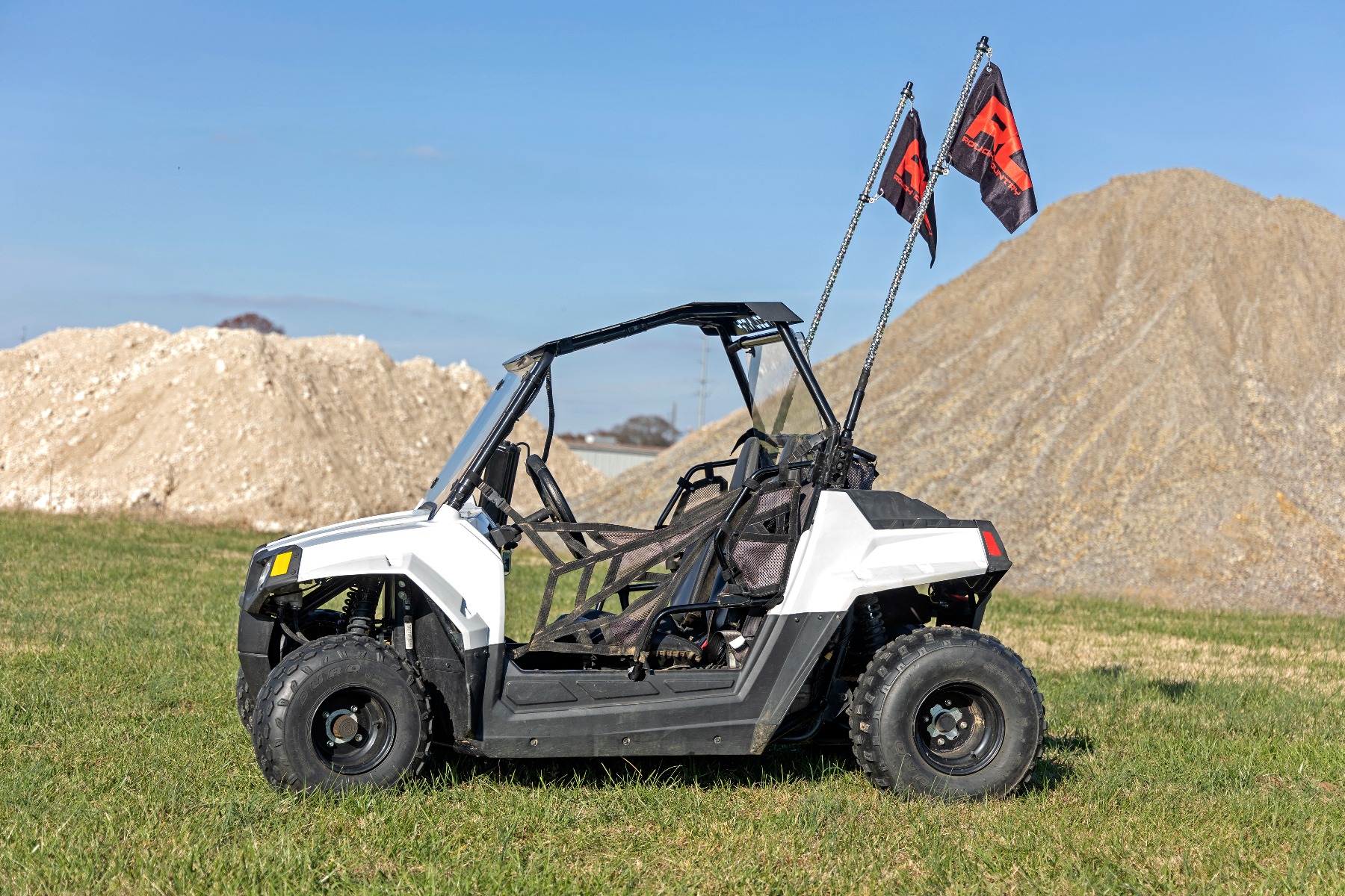 LED-Lichtpeitschen-Set | Ladeflächenbefestigung | Polaris Ranger RZR 170/RZR 170 — Bild 3