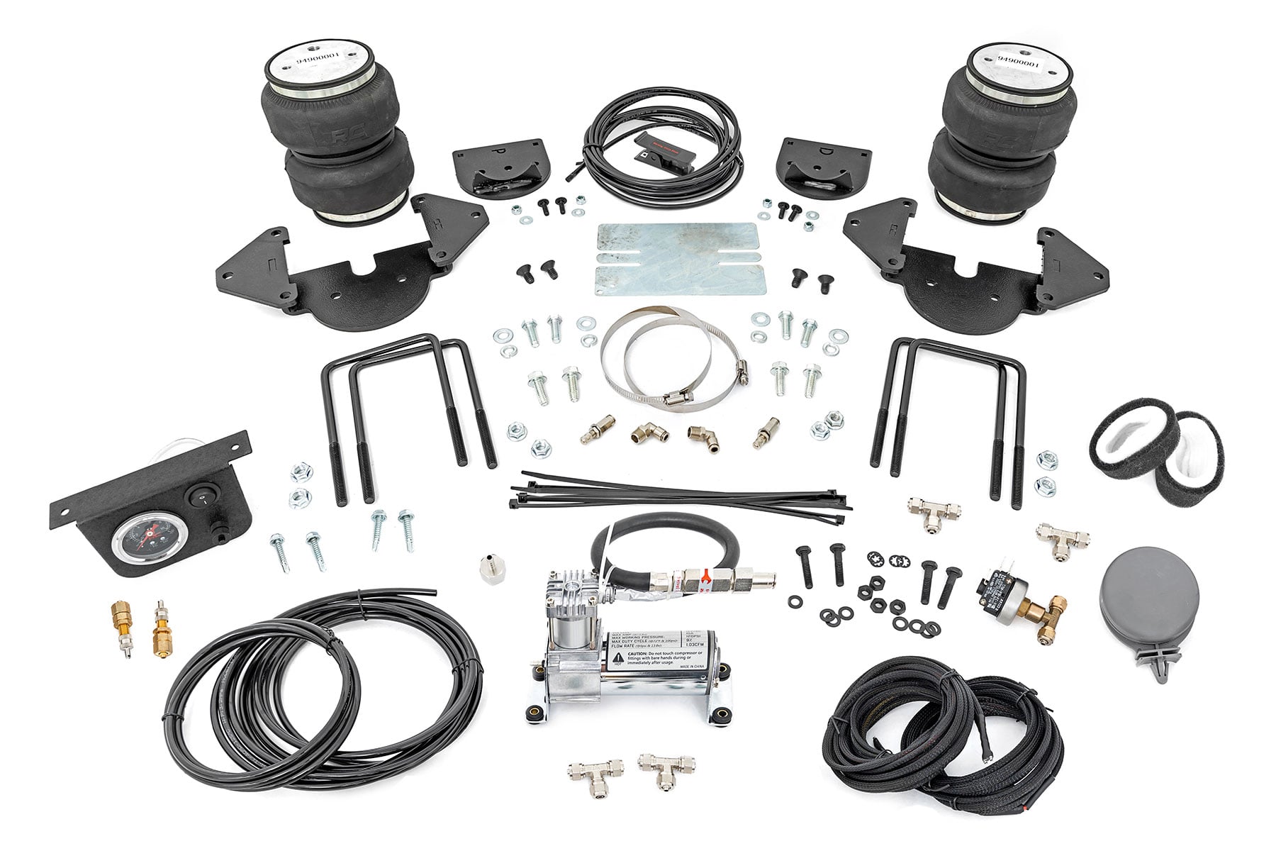 Luftfeder-Set mit Kompressor | Chevy/GMC Sierra 1500 (19–26)/Silverado 1500 (19–26)