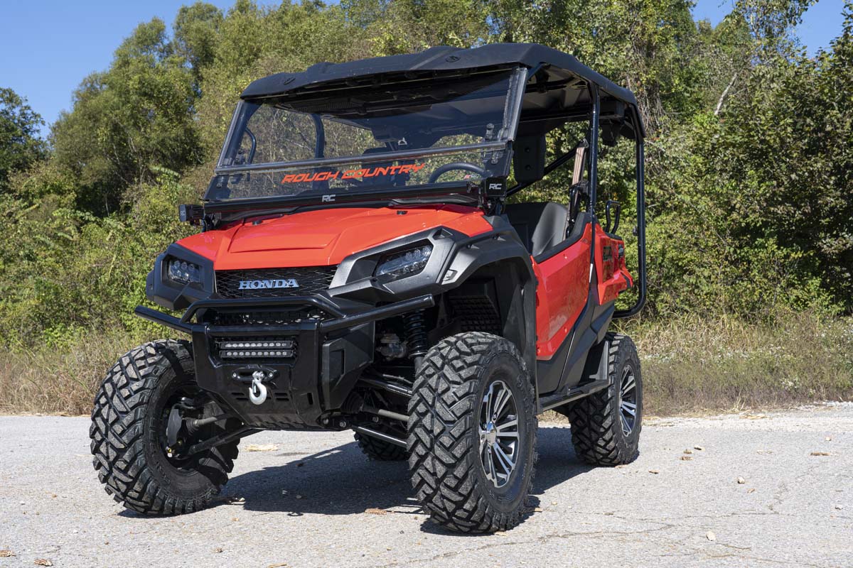 LED-Beleuchtungsset | Befestigung am Überrollbügel | 2 Zoll Schwarz, Paar | Honda Pioneer 1000 — Bild 3