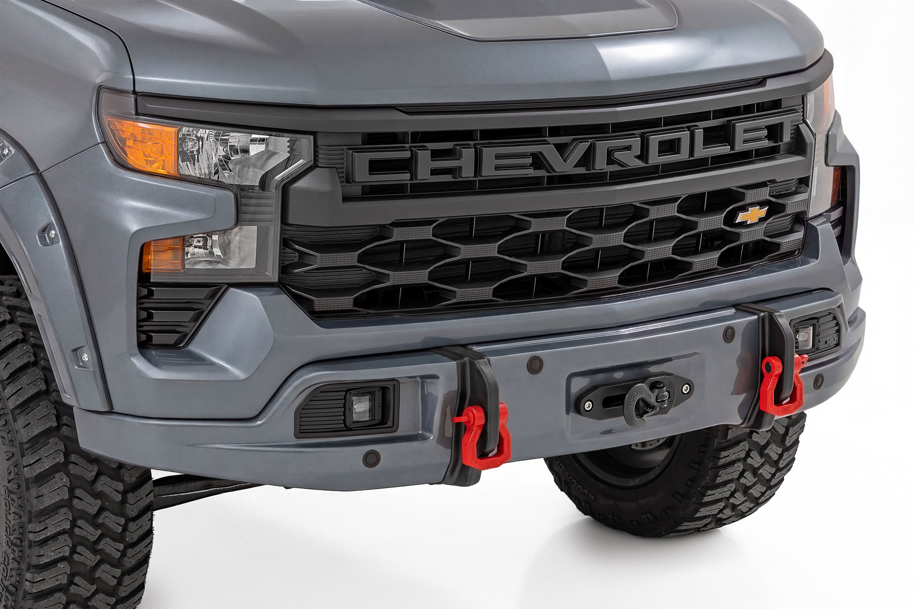 Front-Stoßstange FXS | 12000S | GXD Sterling Grey Metallic | Chevy Silverado 1500 (23–26)
