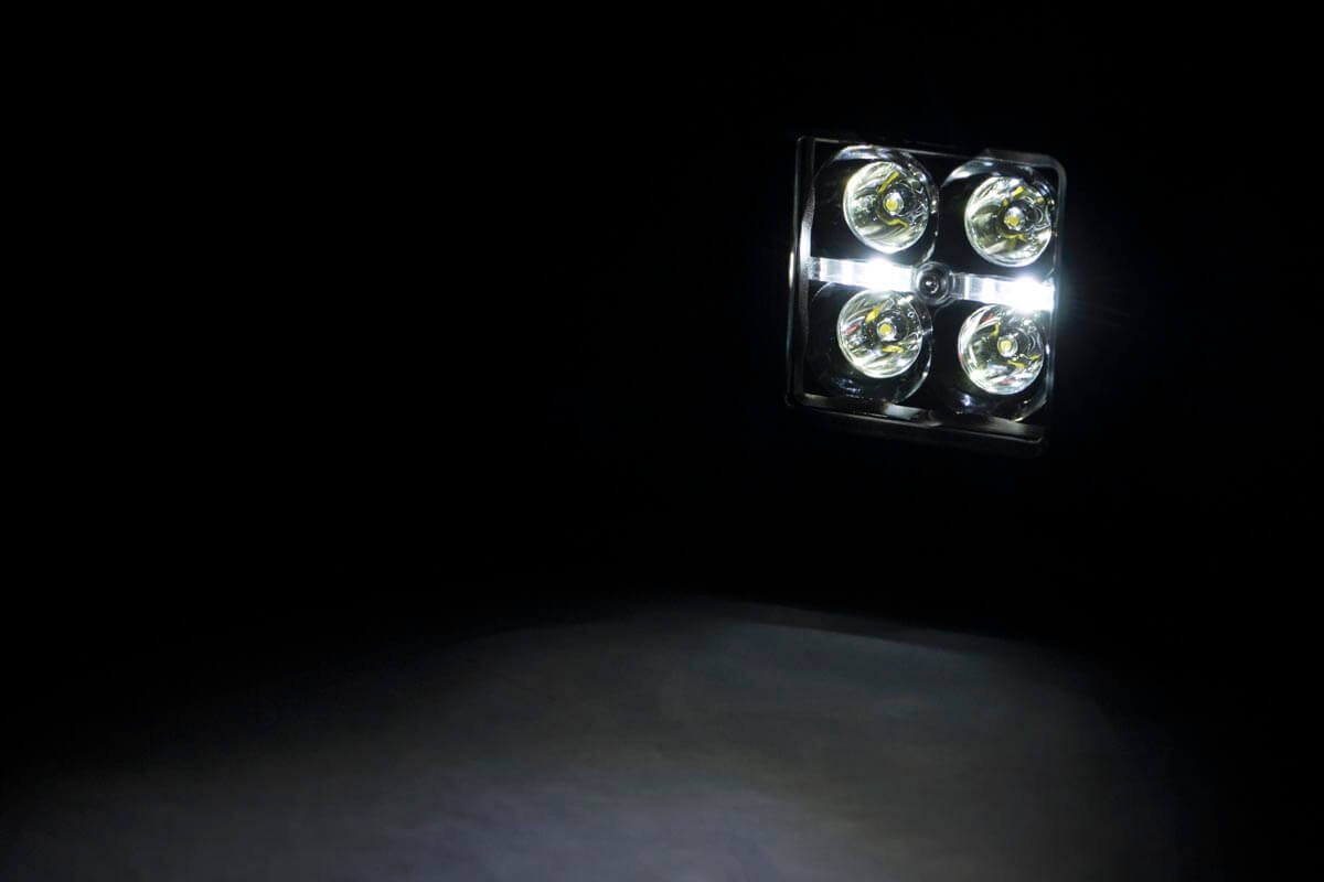 2-Zoll-LED-Lichtmodule der Black Series | Spot | Quadratisch | Tageslichtweiß — Bild 3