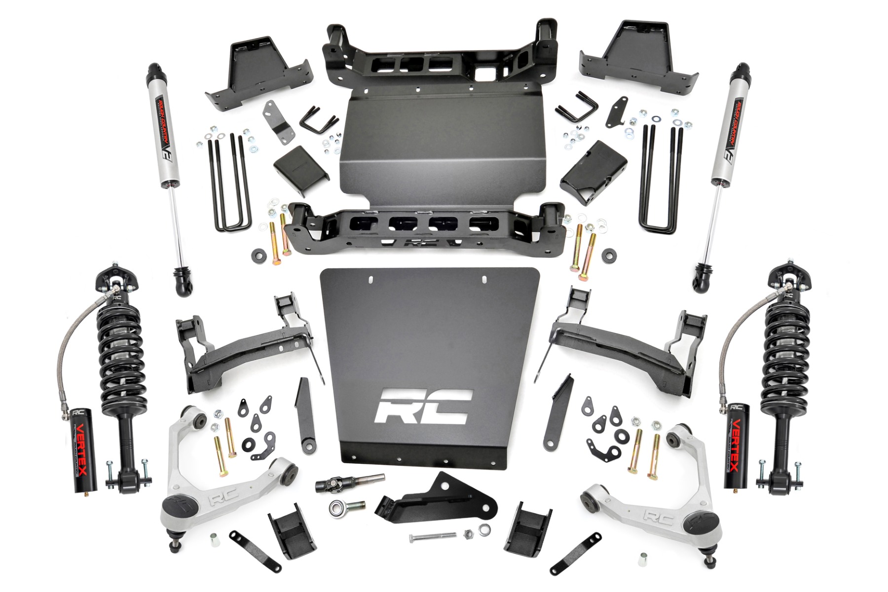 7-Zoll-Lift Kit aus gestanztem Stahl | Geschmiedete UCA | Halterung | Vertex/V2-Stoßdämpfer | Chevy/GMC 1500 (16–18) — Bild 1