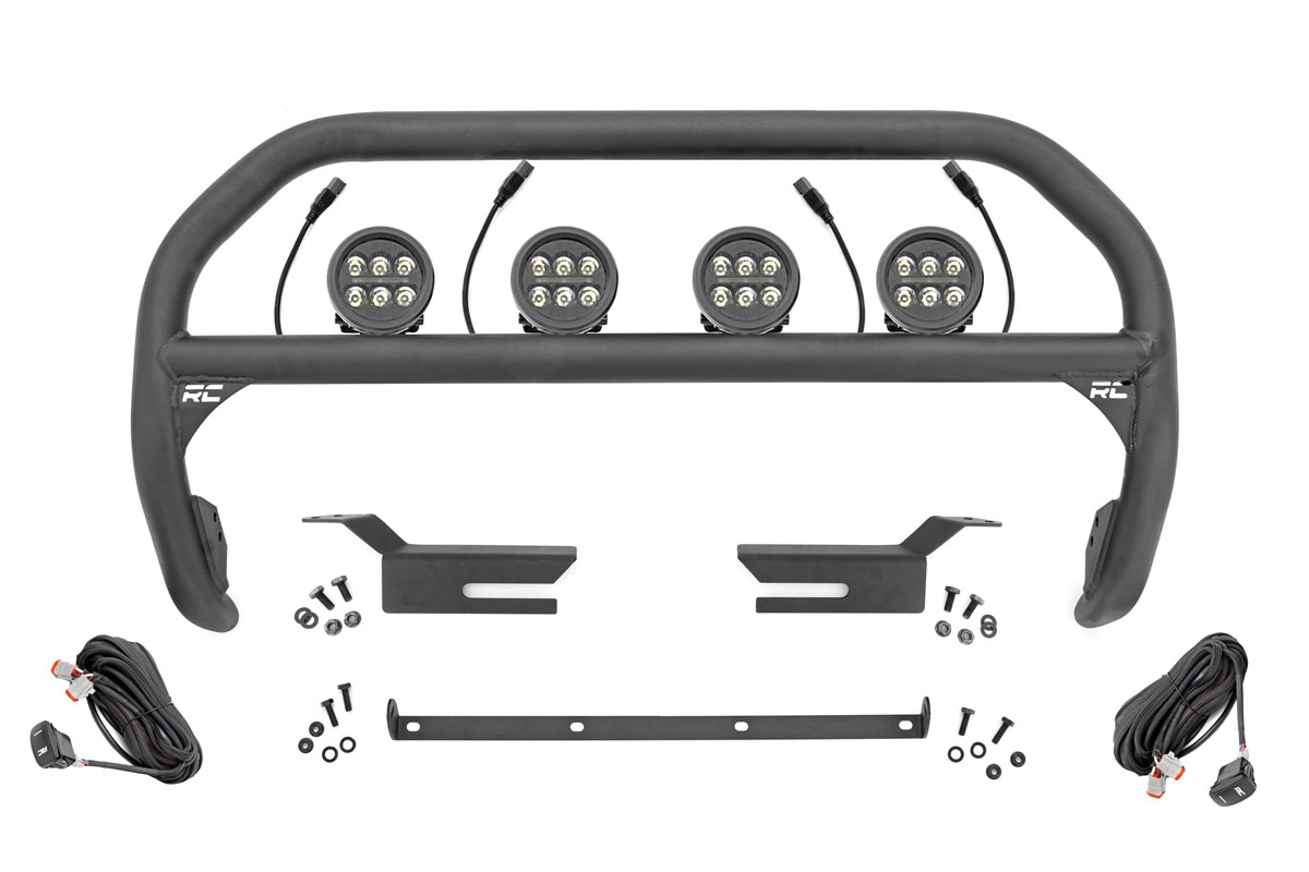 Frontschutzbügel | 3,5-Zoll-LED-Rundleuchten (4 Stück) | Ford Bronco 4WD (2021–2026)