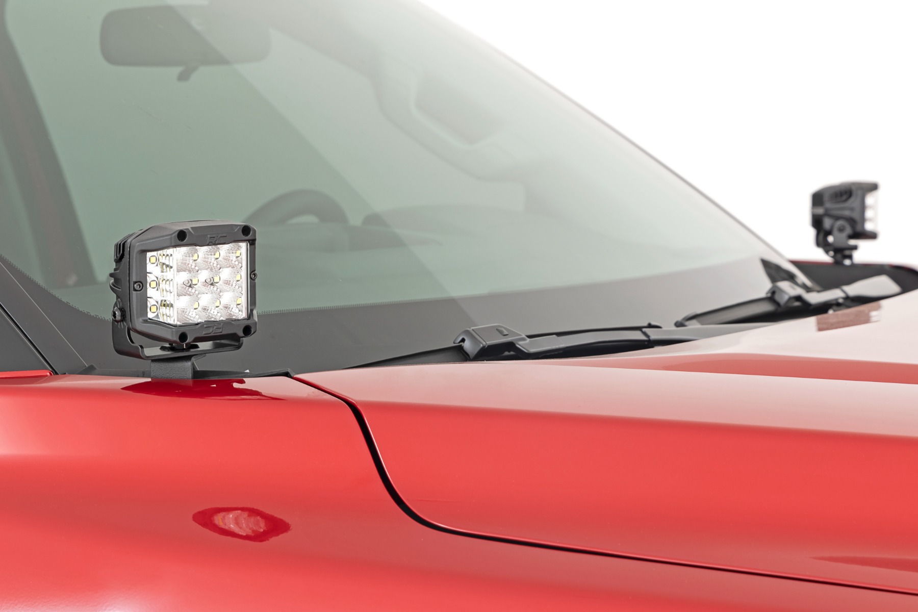 LED-Beleuchtungsset | Befestigung am Kotflügel | 2" Schwarz, Paar | Weiße Tagfahrleuchten | Toyota Tundra (22–26) — Bild 6