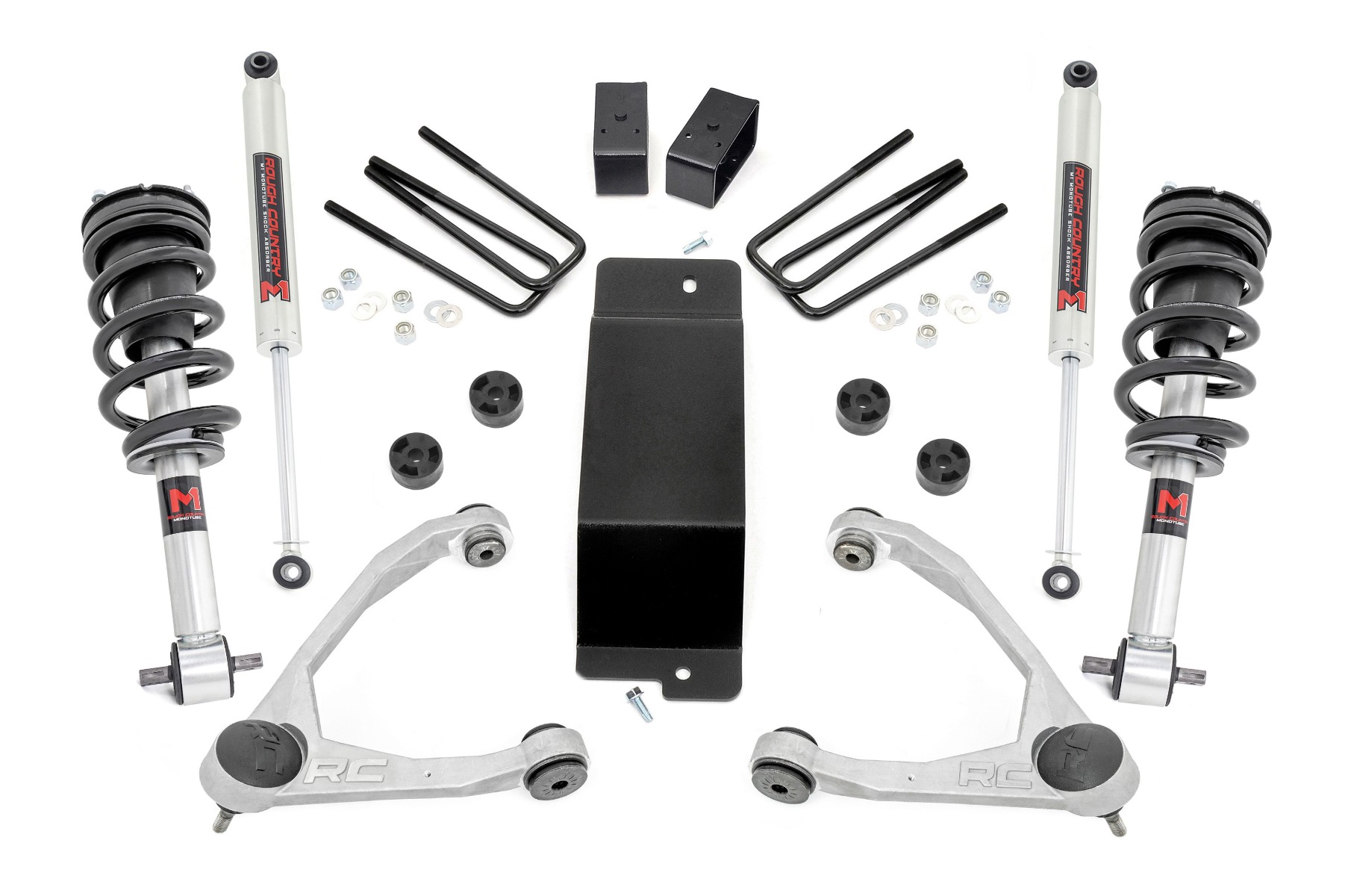 3,5-Zoll-Lift Kit | Obere Querlenker | M1-Federbeine | Chevy/GMC 1500 (07–13)
