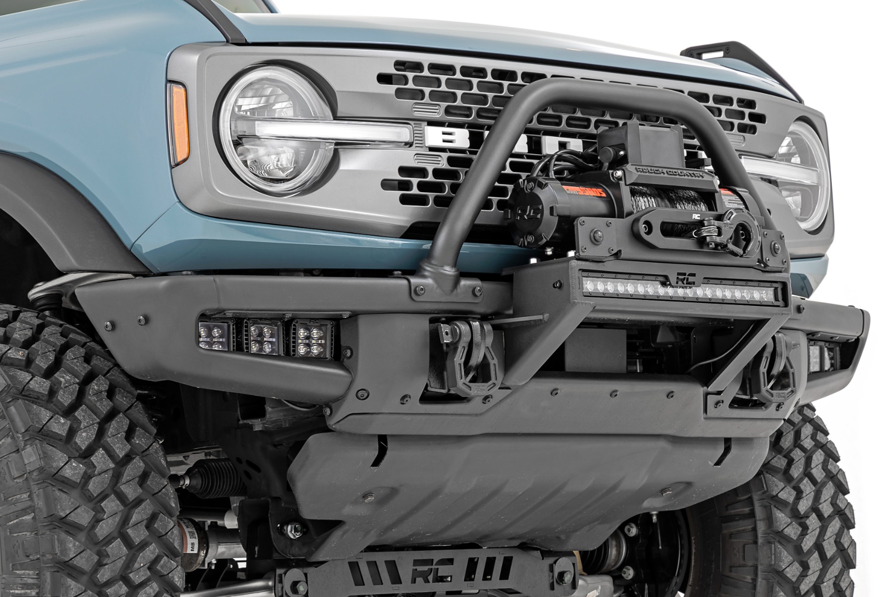 LED Light Kit | Fog Mount | Triple 2" Black Pair | Spot | Ford Bronco (21-26) — Bild 3
