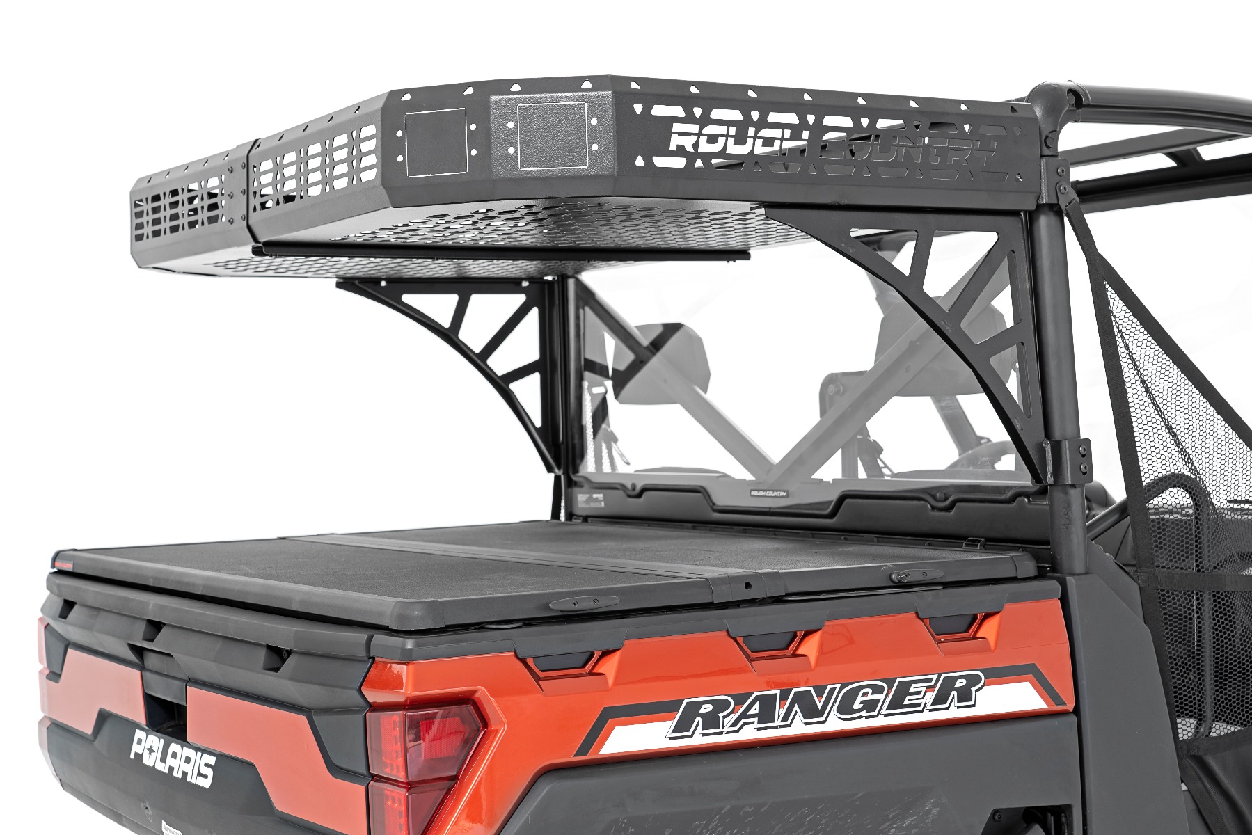 Gepäckträger | Dual 2 Zoll Schwarze LED-Paare | Unterputzmontage | Polaris Ranger XP 1000 — Bild 4
