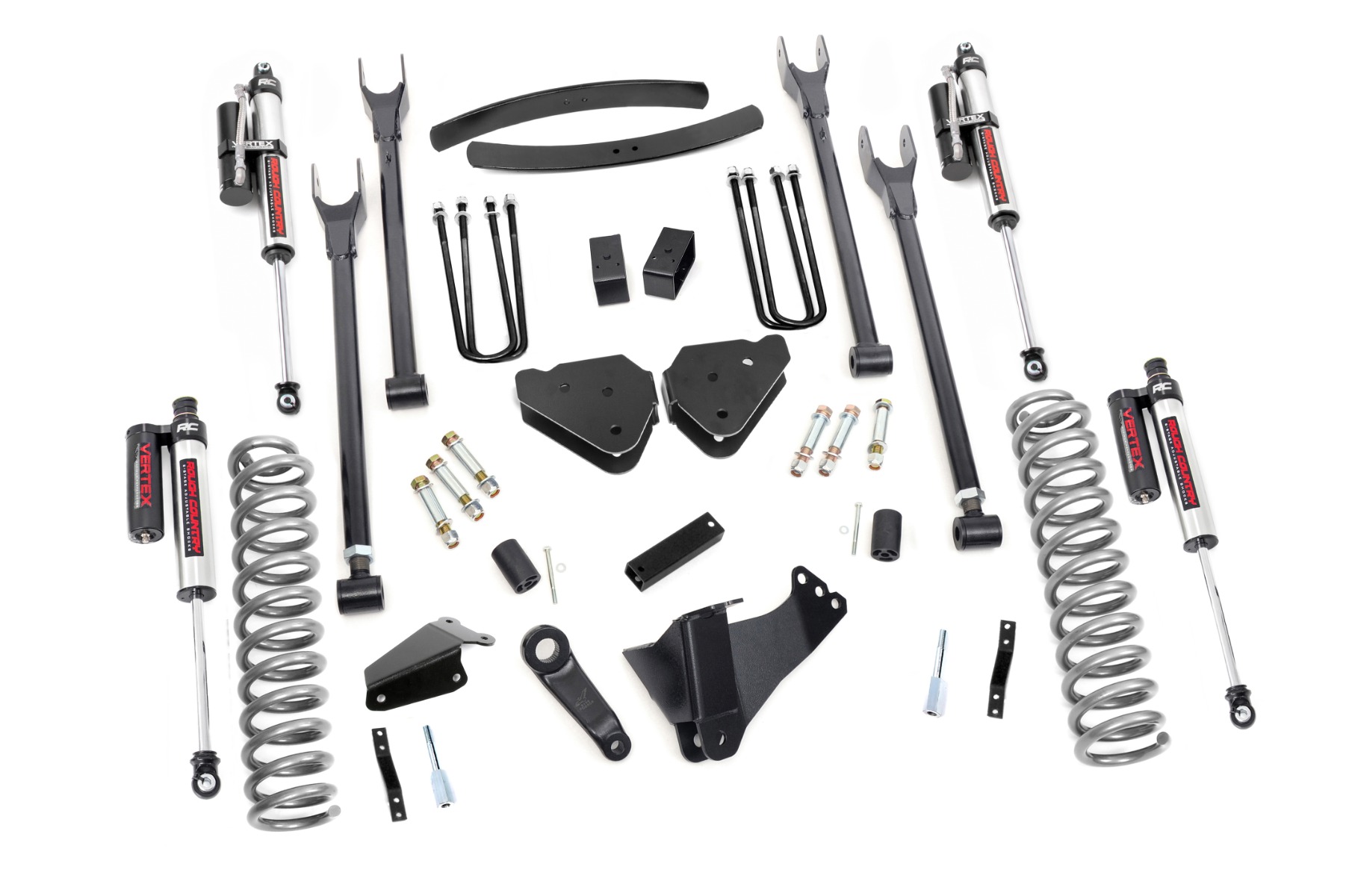 6-Zoll-Lift Kit | Benziner | 4-Lenker-Aufhängung | Ohne Zusatzfedern | Vertex | Ford F-250/F-350 Super Duty (05–07)