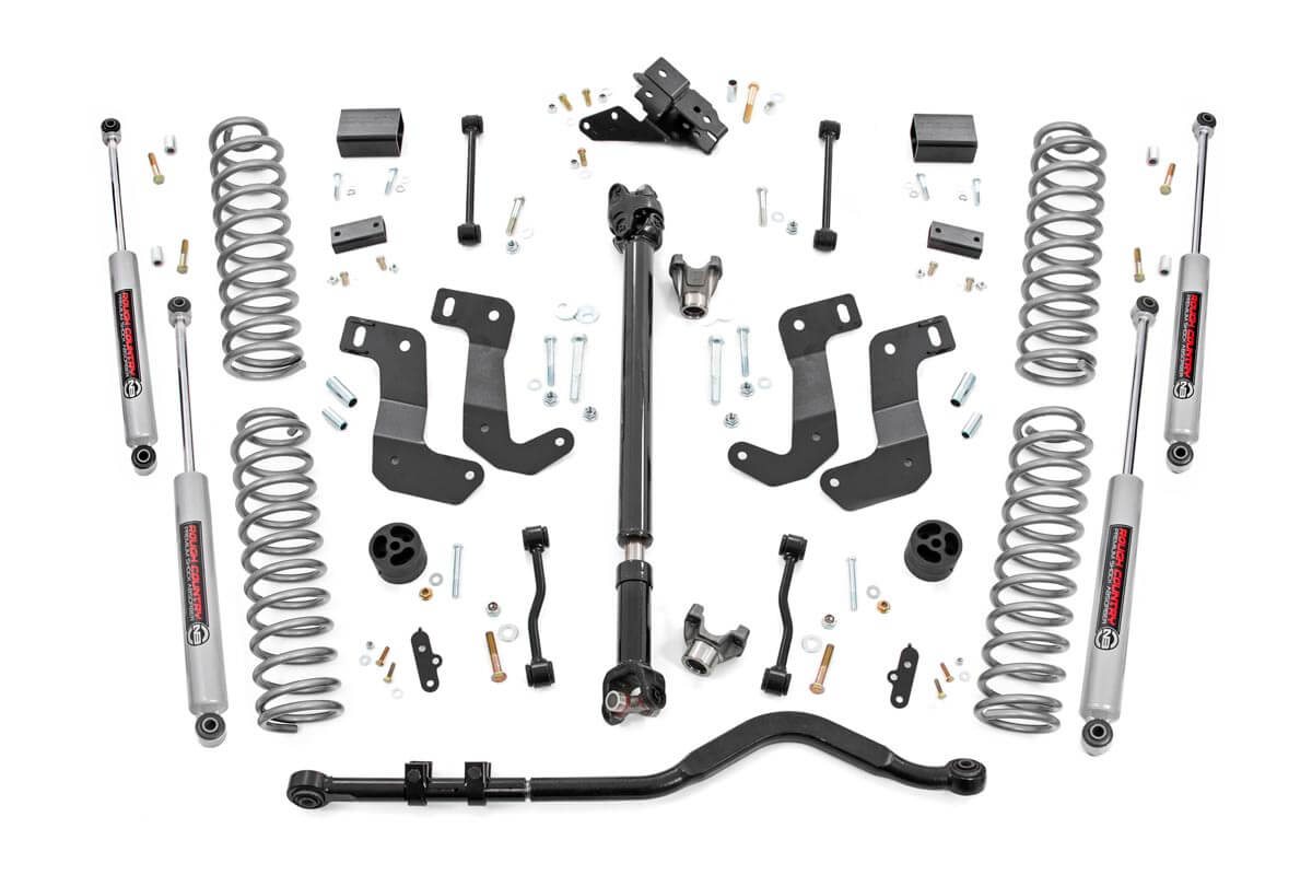 3,5-Zoll-Lift Kit | C/A-Tieferlegung | FR D/S | Jeep Wrangler Unlimited 4WD (18–23)