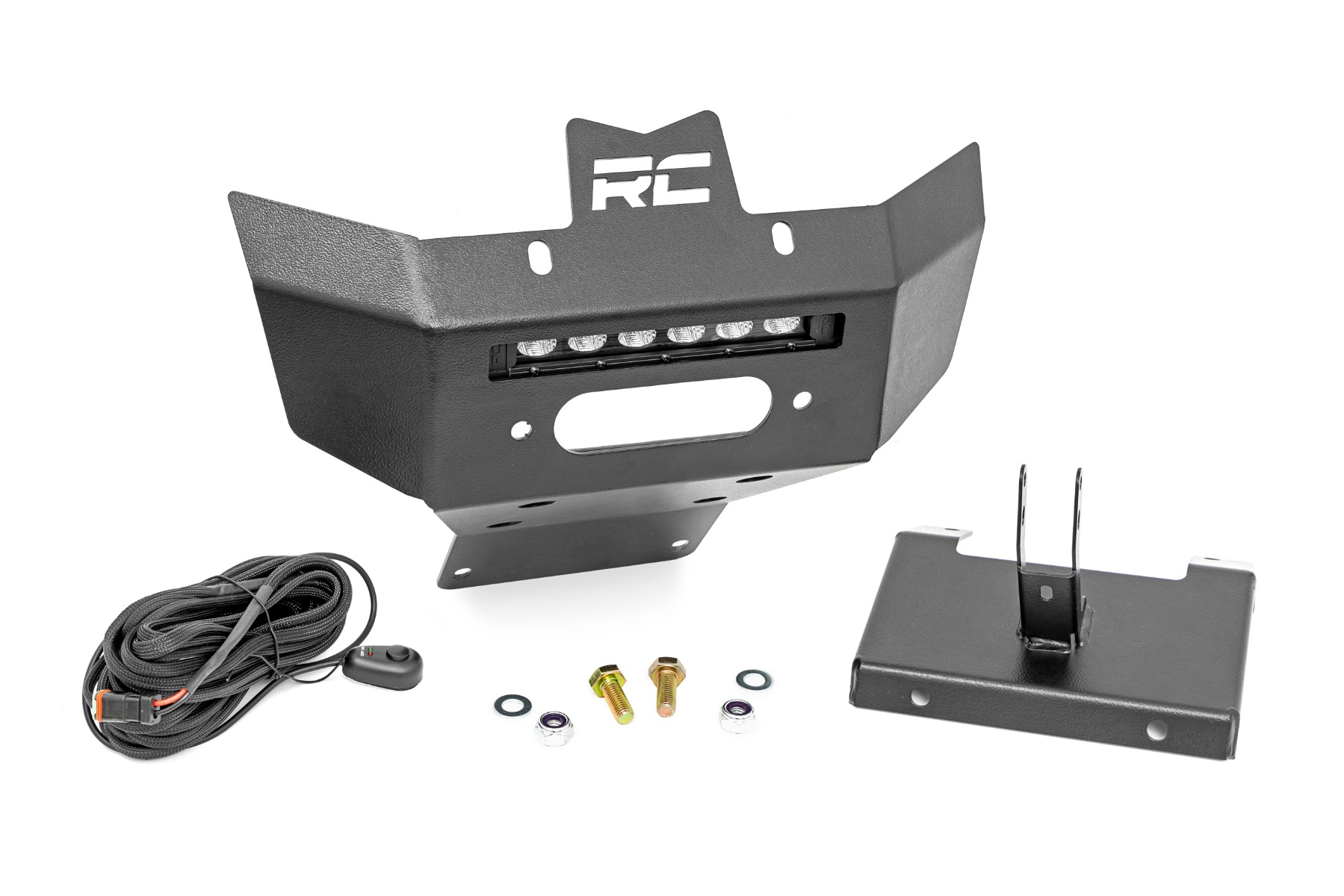 Seilwinde-Stoßstange | Black Series LED | 6 Zoll Licht | Slime Line | Can-Am Renegade 1000/Renegade 500