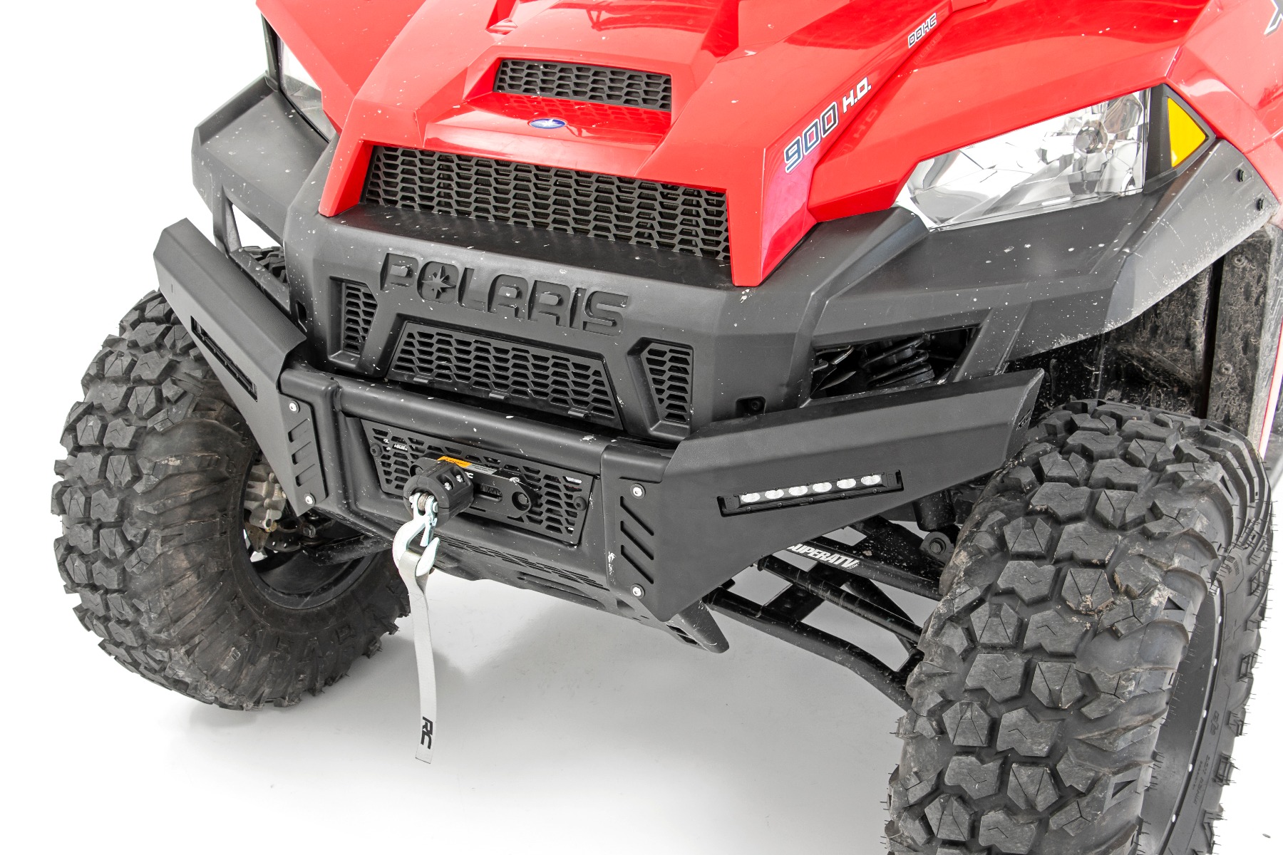 Stoßfängerflügel | 6" Schwarzes Slimline-LED-Paar | Polaris Ranger 1000/Ranger XP 900/1000