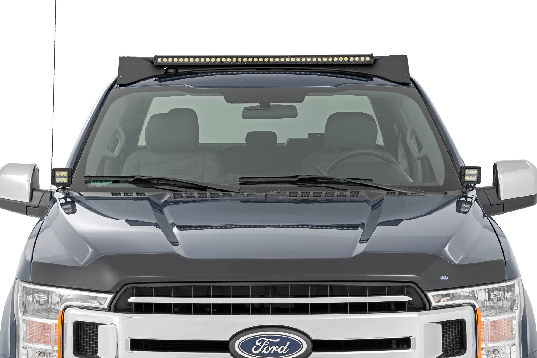 LED-Beleuchtungsset | Ditch | 2" Schwarz, Paar | Gelbe Tagfahrleuchten | Ford F-150 (15–26)/F-150 Lightning (22–26) — Bild 5