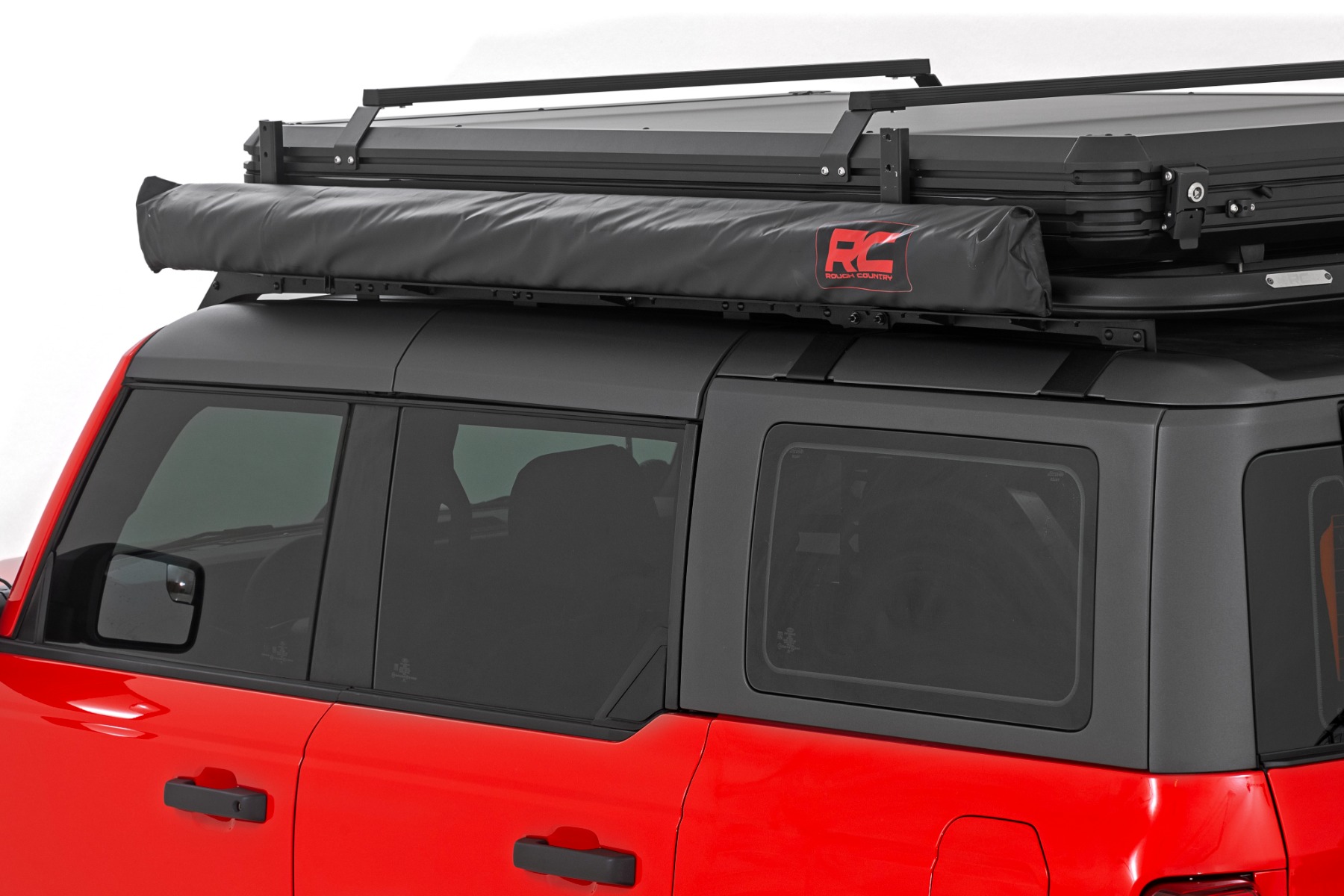 Einziehbare Dachgepäckträger-Markise | 6'6 Zoll x (Passend für Pick-ups und SUVs) — Bild 2
