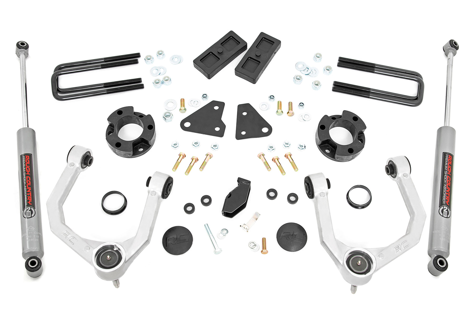 3,5-Zoll-Lift Kit | N3 | Achsschenkel aus Stahlguss | Ford Ranger 4WD (2019–2023)