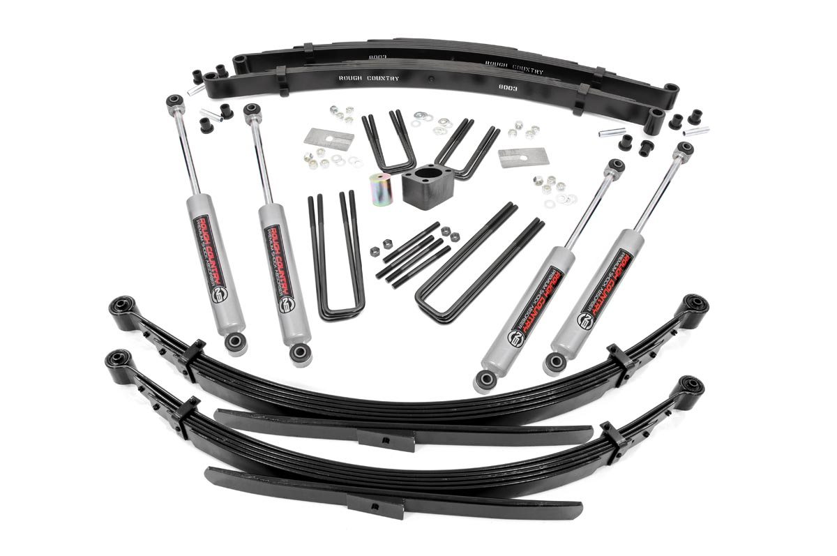4-Zoll-Lift Kit | Hinterradfedern | Dodge W100/W200 Pickup 4WD (1970–1974)