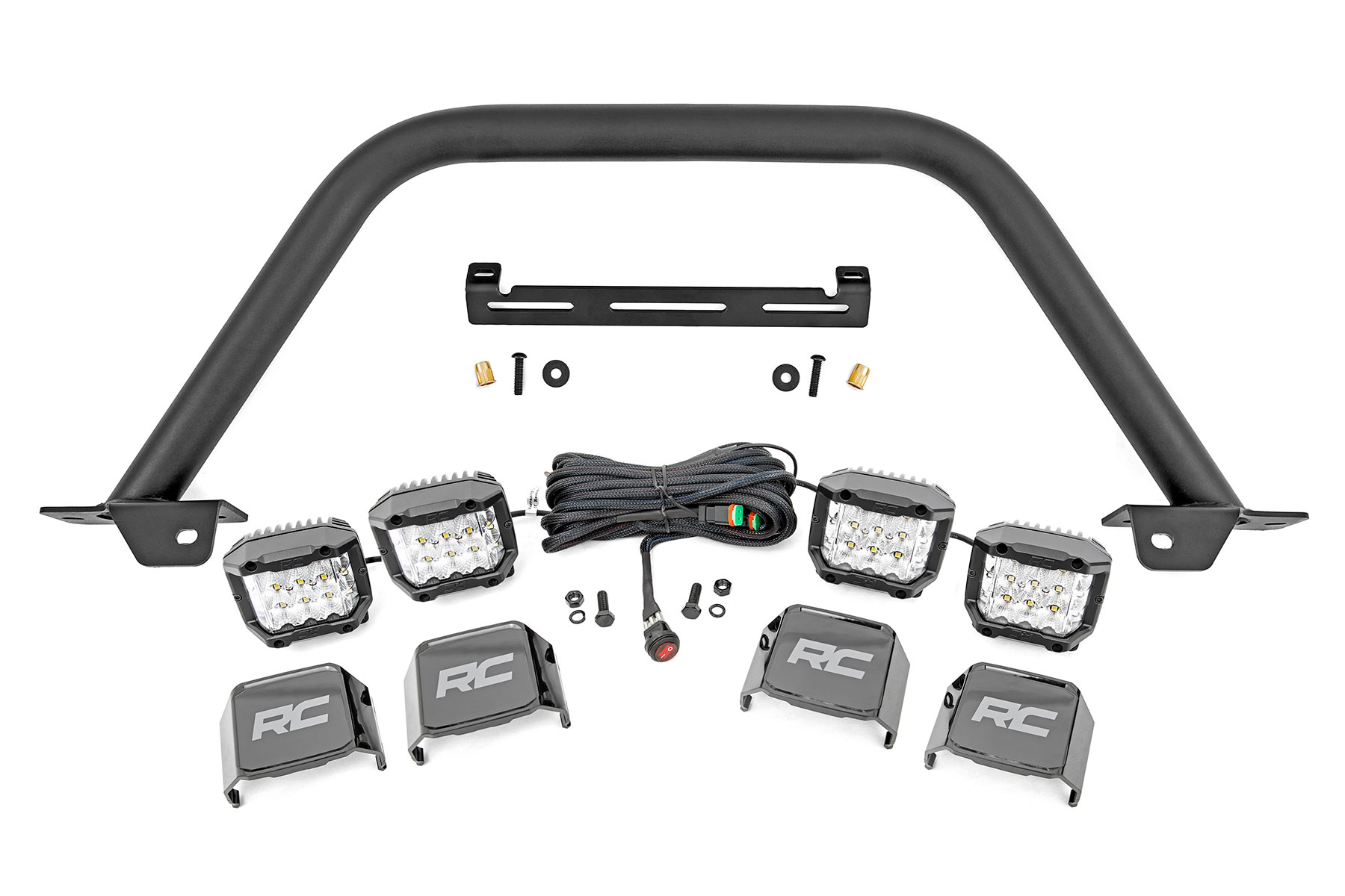 Safari-Leiste | 3 Zoll OSRAM (Quad) | Breit | OE Modular Steel | Ford Bronco (21–26)
