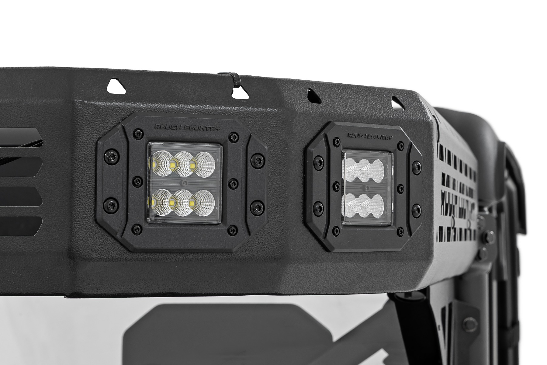 Cargo Rack | Dual 2" Black LED Pairs | Flush Mount | CFMOTO U10 1000 PRO — Bild 6
