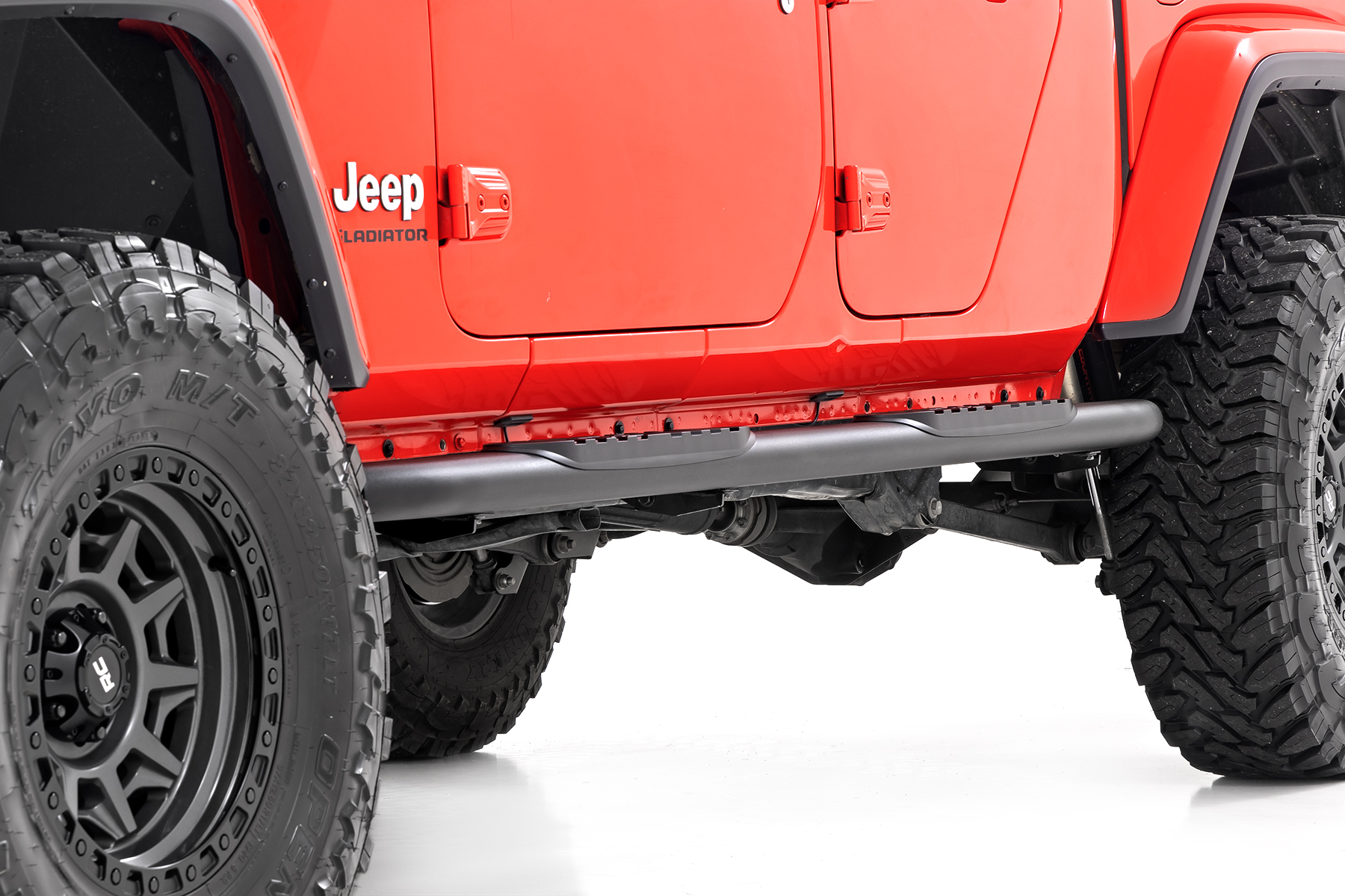 Ovale Nerf-Trittstufen | Schwarz | Jeep Gladiator JT 4WD (2020–2026) — Bild 2
