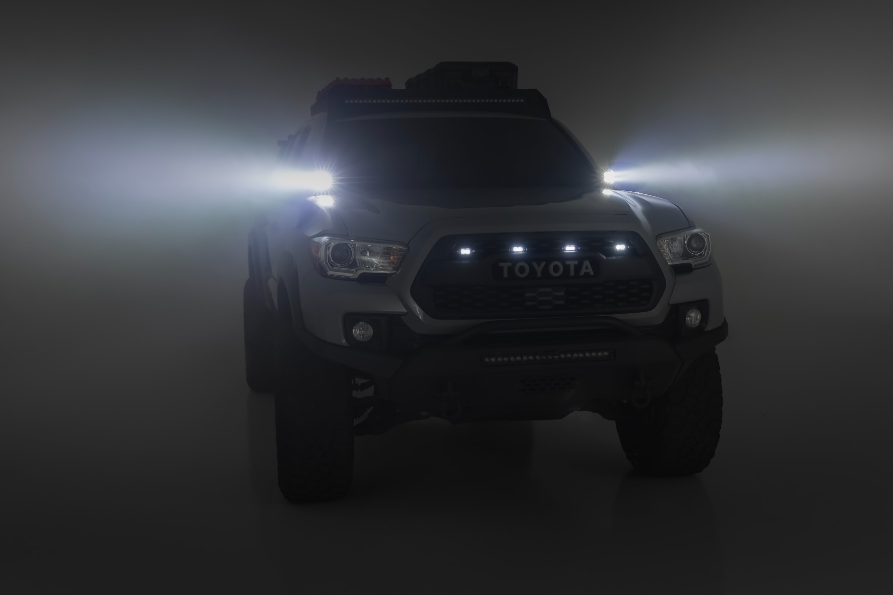 LED Light Kit | Ditch Mount | 2" Black Pair | White DRL | Toyota Tacoma (16-23) — Bild 5