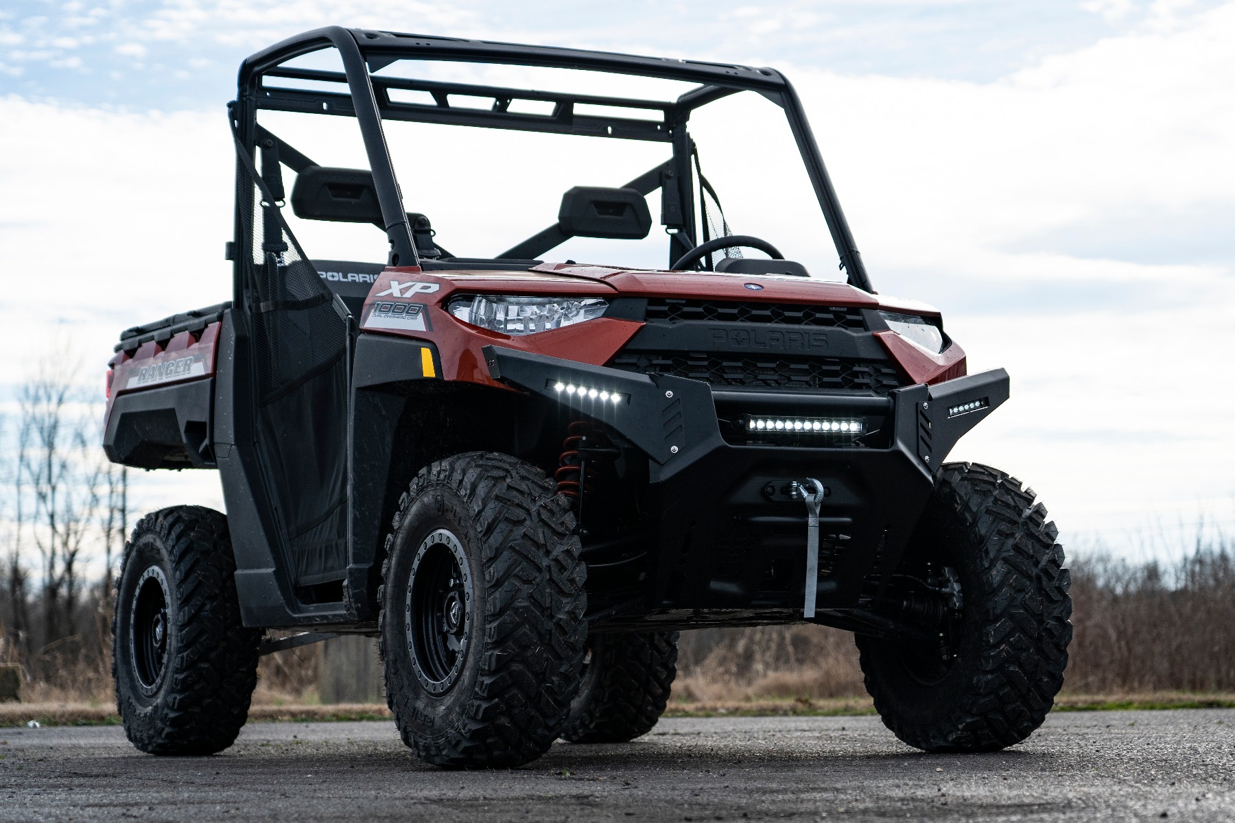 Stoßfängerflügel | 6" Schwarzes Slimline-LED-Paar | Polaris Ranger 1000/Ranger XP 900/1000 — Bild 6