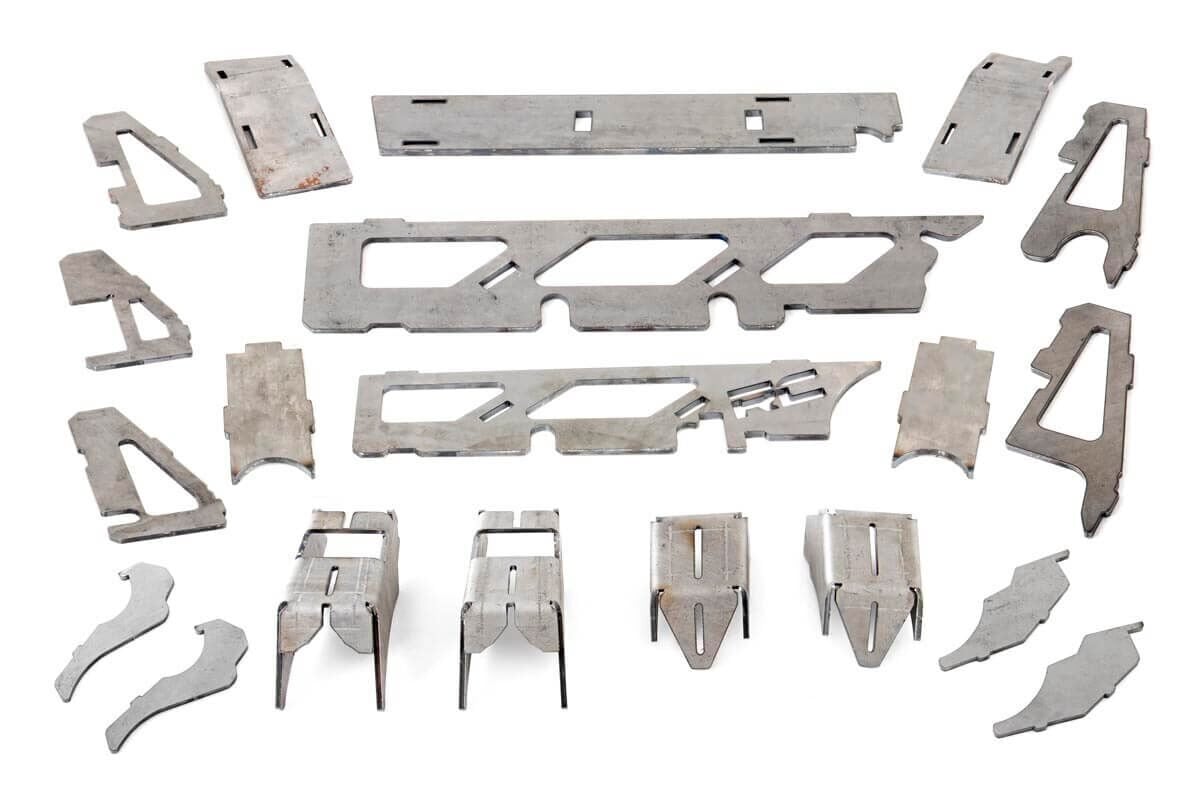 Achsverstrebung und C-Verstärkungsblech | Kombi-Set | Dana 30 | Jeep Wrangler JK/Wrangler Unlimited (07–18)