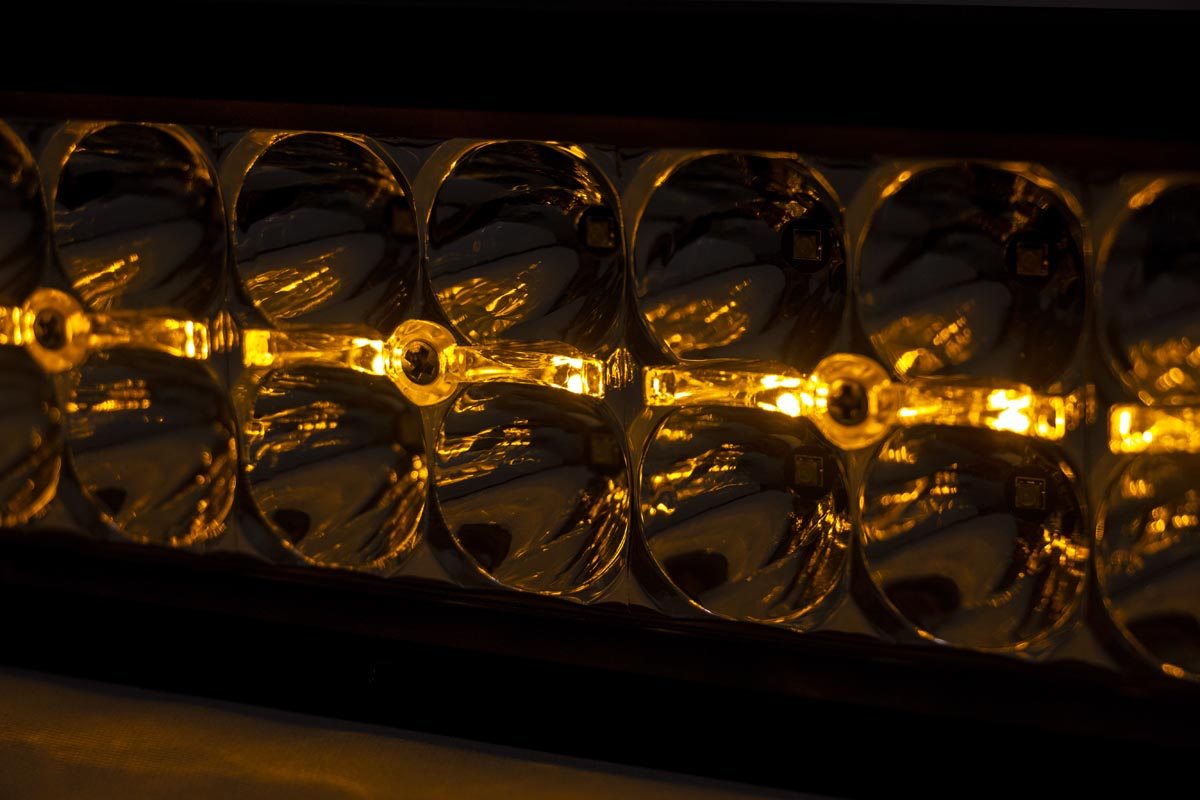 20-Zoll-LED-Lichtleiste der Chrome-Serie | Zweireihig | Gelbes Tagfahrlicht — Bild 2