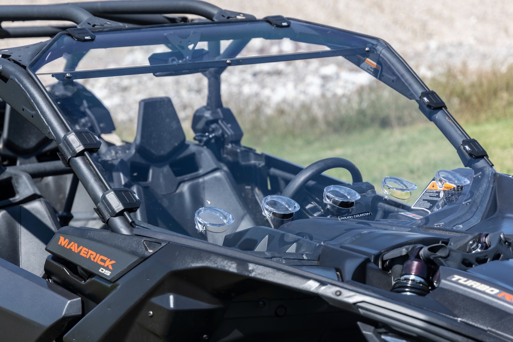 Belüftete Vollwindschutzscheibe | Kratzfest | Can-Am Maverick X3 — Bild 5
