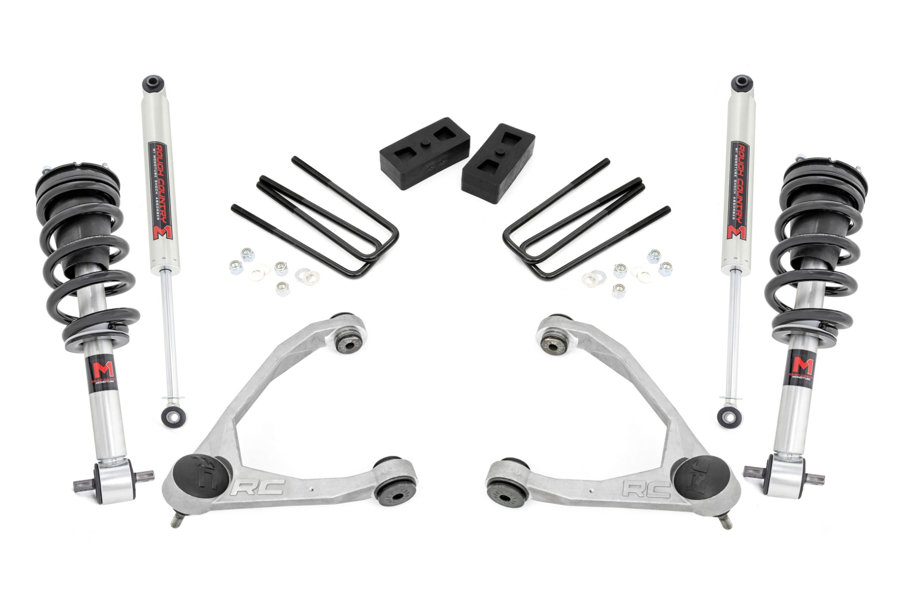 3,5-Zoll-Lift Kit | Stahlguss | M1-Federbein | Chevy/GMC 1500 (07–13)