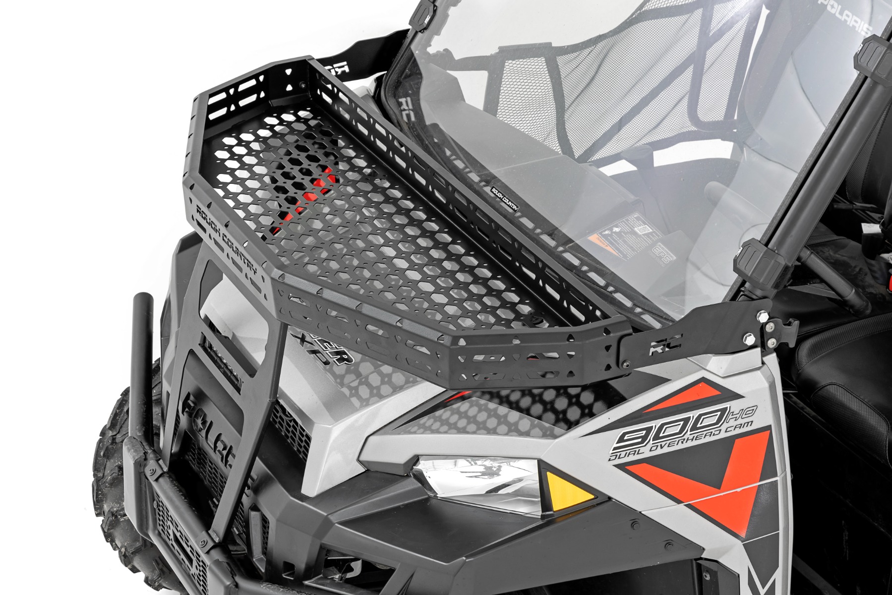 Frontgepäckträger | 6 Zoll Schwarz Slimline | Polaris Ranger XP 900/Ranger XP 1000 — Bild 3