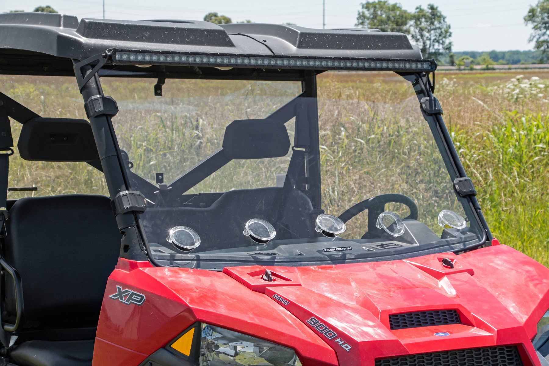 Belüftete Vollwindschutzscheibe | Kratzfest | Polaris Ranger 1000/Ranger XP 900/1000 — Bild 6