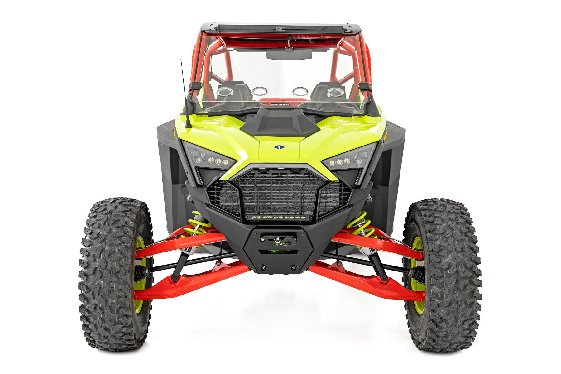 Belüftete Vollwindschutzscheibe | Kratzfest | Polaris RZR Turbo R — Bild 4