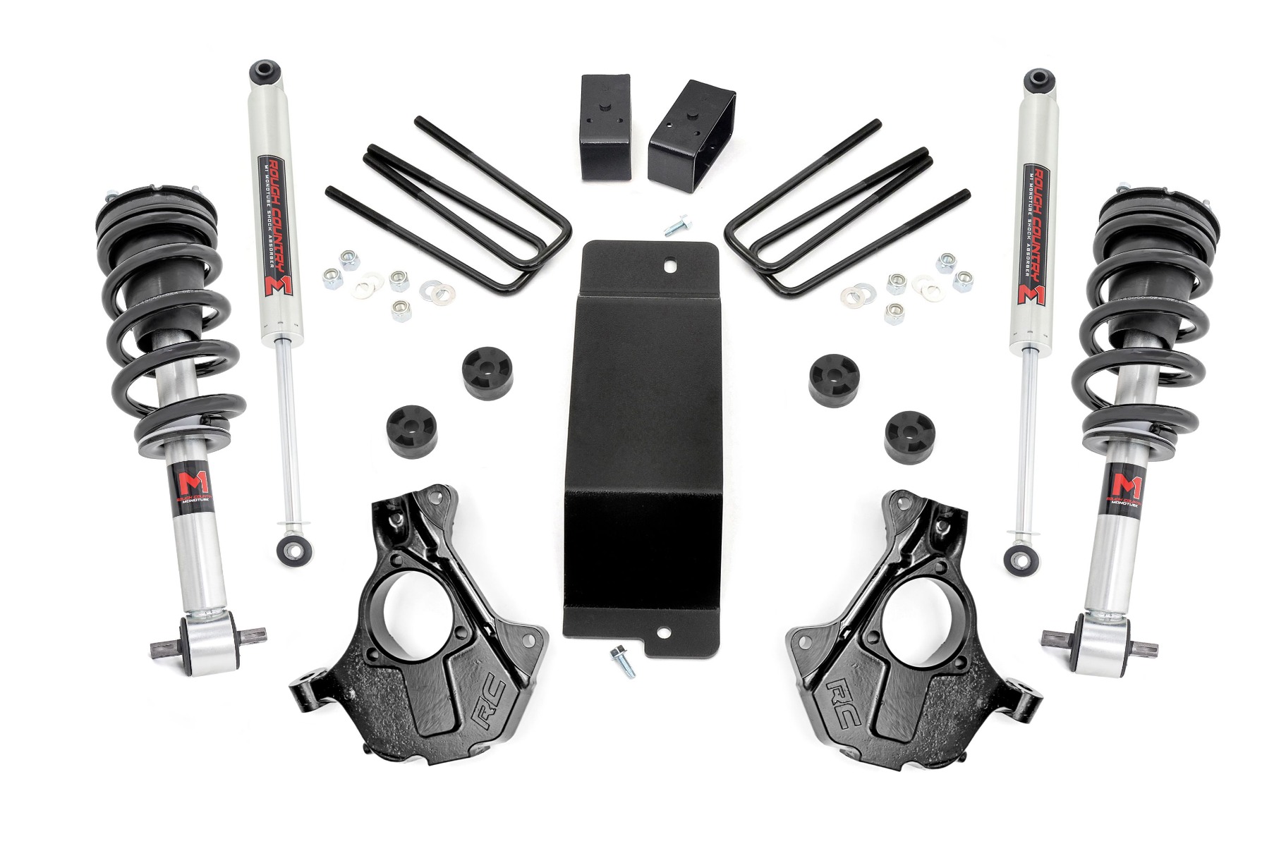 3,5-Zoll-Lift Kit | LCA aus Stahlguss | M1-Federbein | Chevy/GMC 1500 (07–13)