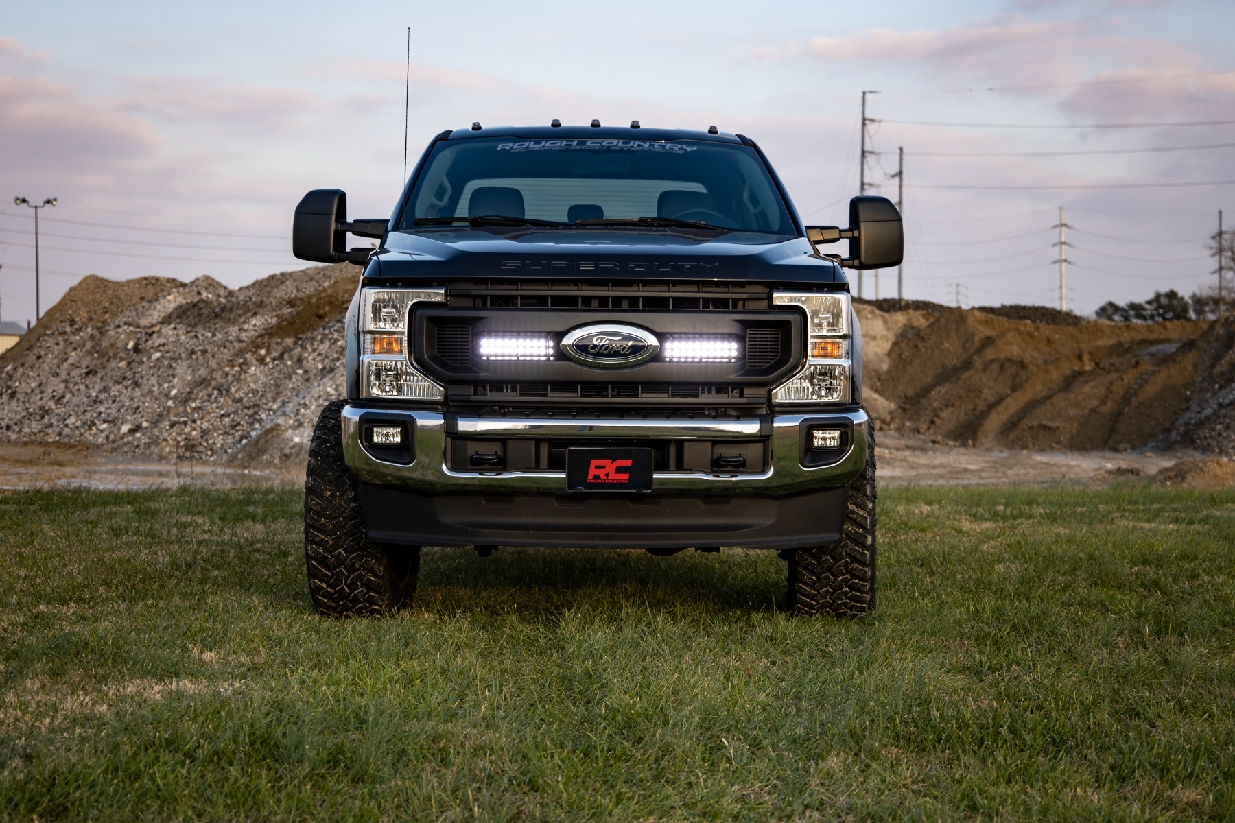 LED Light Kit | Grille Mount | 10 Inch Black | Slimline | Ford F-250 Super Duty (20-22) — Bild 4