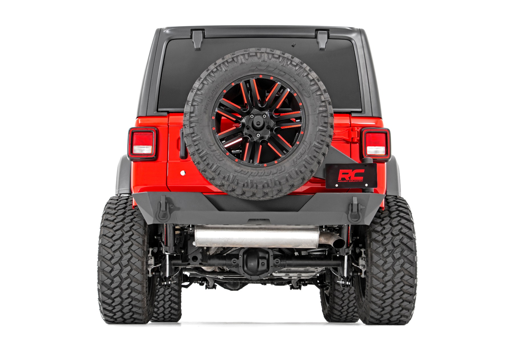 Heckstoßstange | Trail | Reserveradhalterung | Jeep Wrangler JL (18–26)/Wrangler Unlimited (18–26)