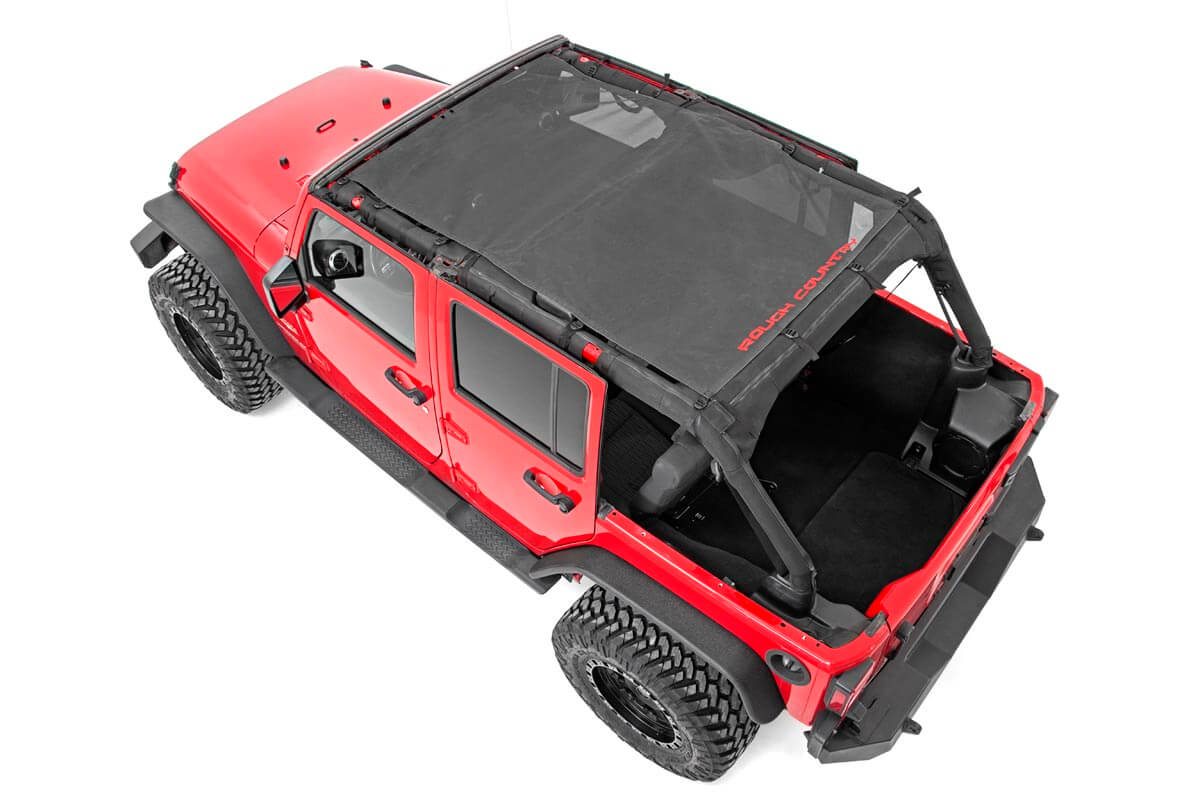 Mesh-Bikini-Oberteil Plus | Schwarz | Jeep Wrangler Unlimited 2WD/4WD (2007–2018)