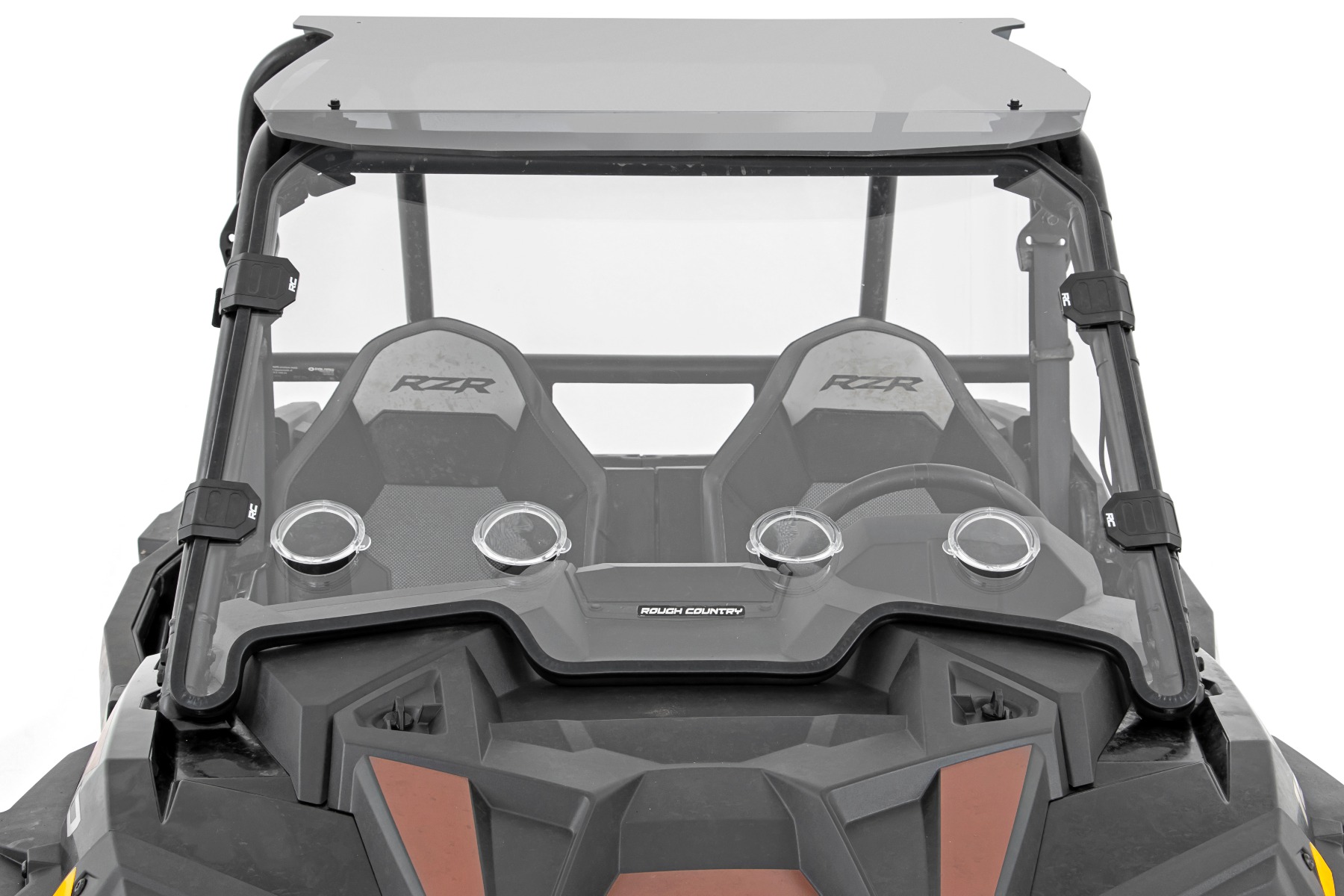 Belüftete Vollwindschutzscheibe | Kratzfest | Polaris RZR XP 1000 — Bild 3
