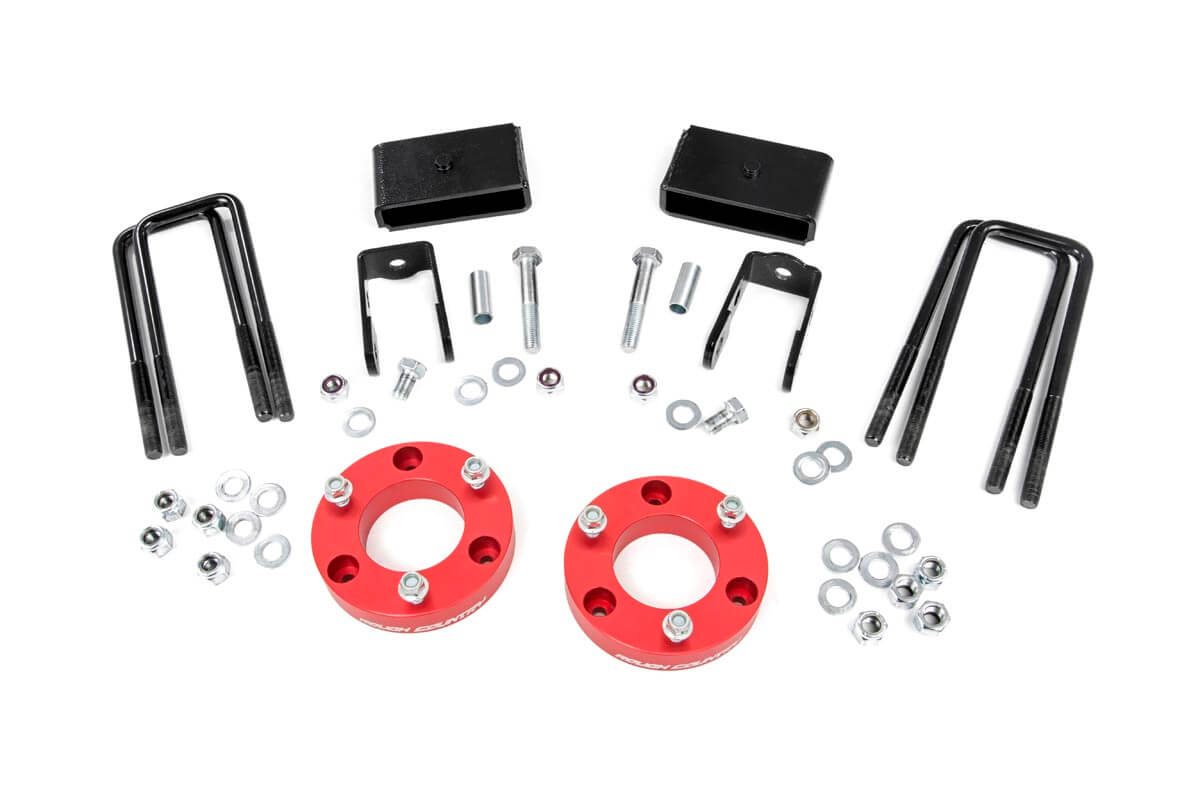 2-Zoll-Lift Kit | Rote Distanzscheiben | Nissan Titan XD 2WD/4WD (2016–2024)