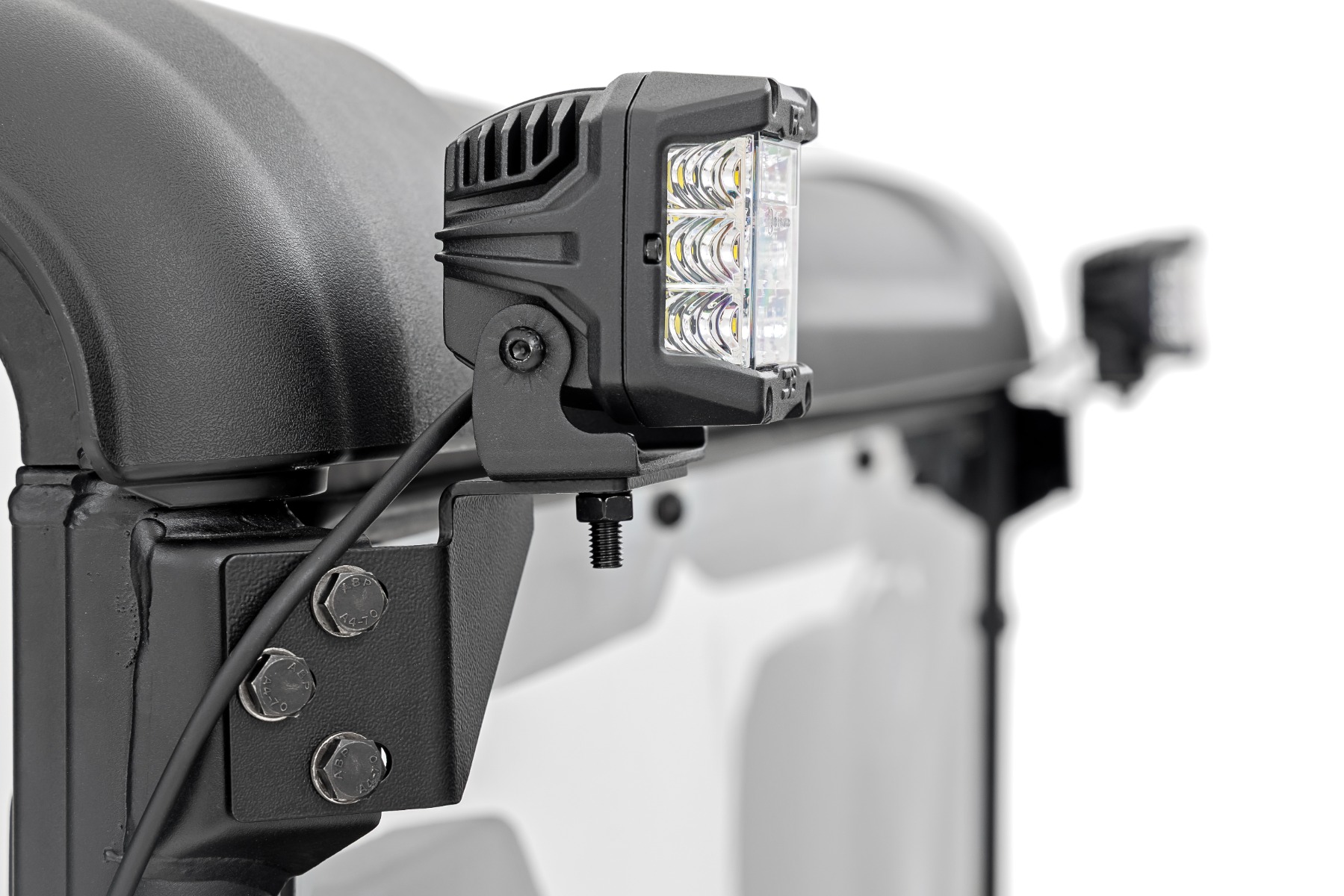 LED-Beleuchtungsset | Heckmontage | 2 Zoll Schwarz, Paar | Gelbe Tagfahrleuchten | CFMOTO UFORCE U10 Pro — Bild 4