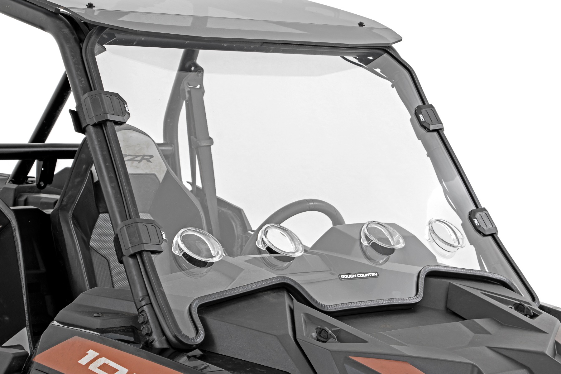 Belüftete Vollwindschutzscheibe | Kratzfest | Polaris RZR XP 1000