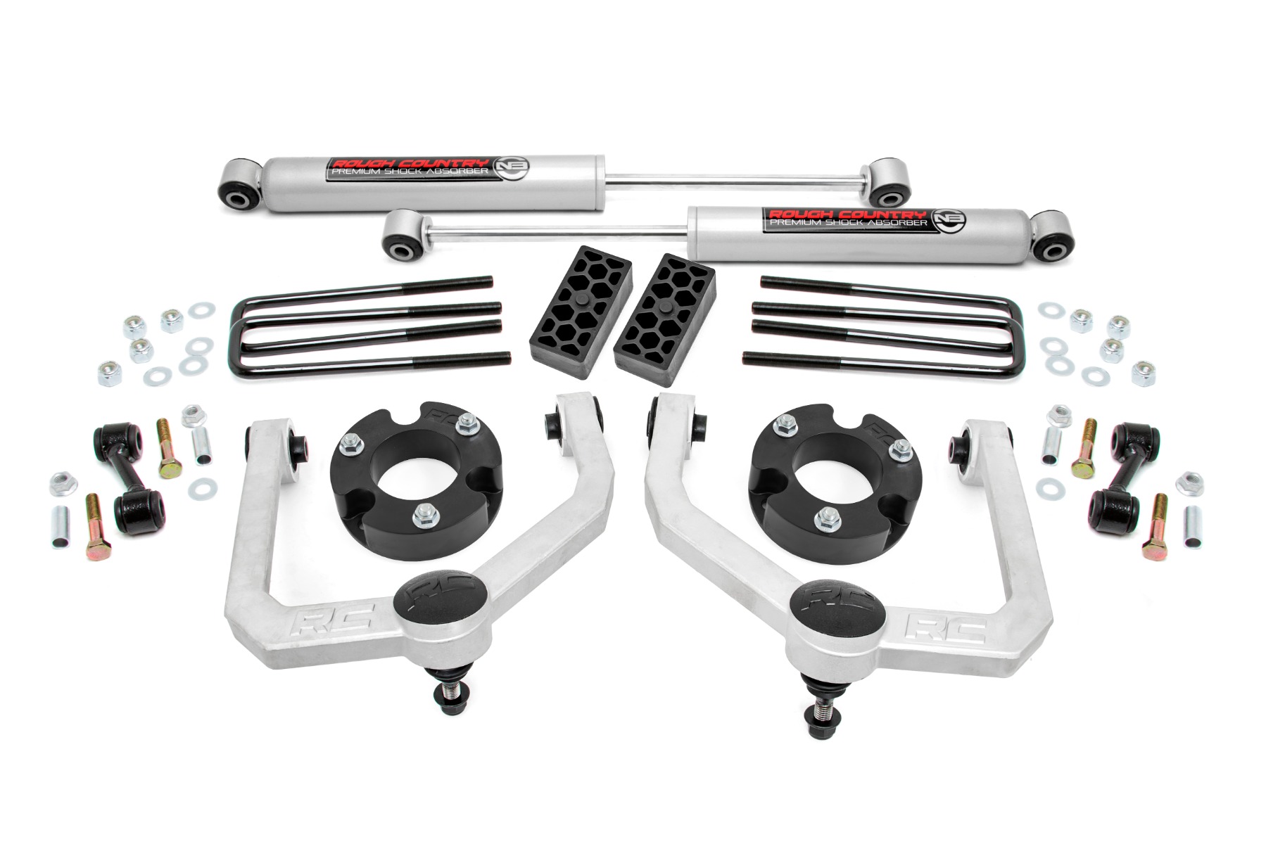 3-Zoll-Lift Kit | N3-Stoßdämpfer | Nissan Titan 2WD/4WD (2004–2024) — Bild 1