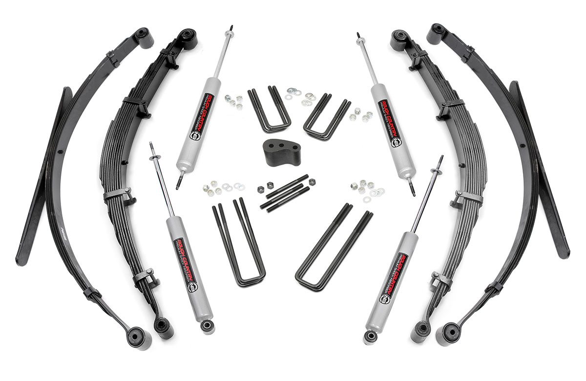 4-Zoll-Lift Kit | Hinterradfedern | Ford F-250 4WD (1977–1979)
