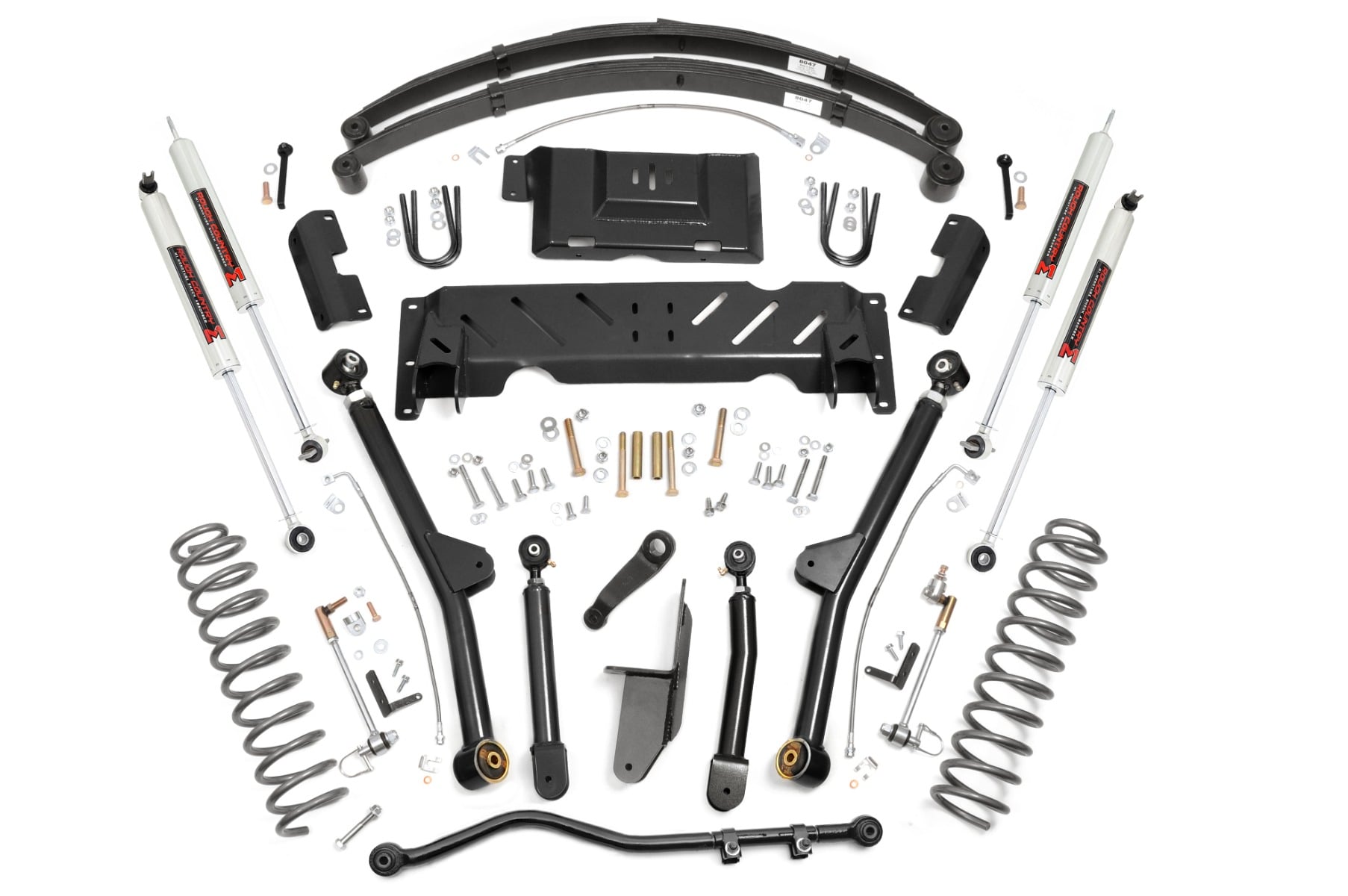 4,5-Zoll-Lift Kit | Long Arm | RR-Blattfedern | M1 | Jeep Cherokee XJ 4WD (84–01)
