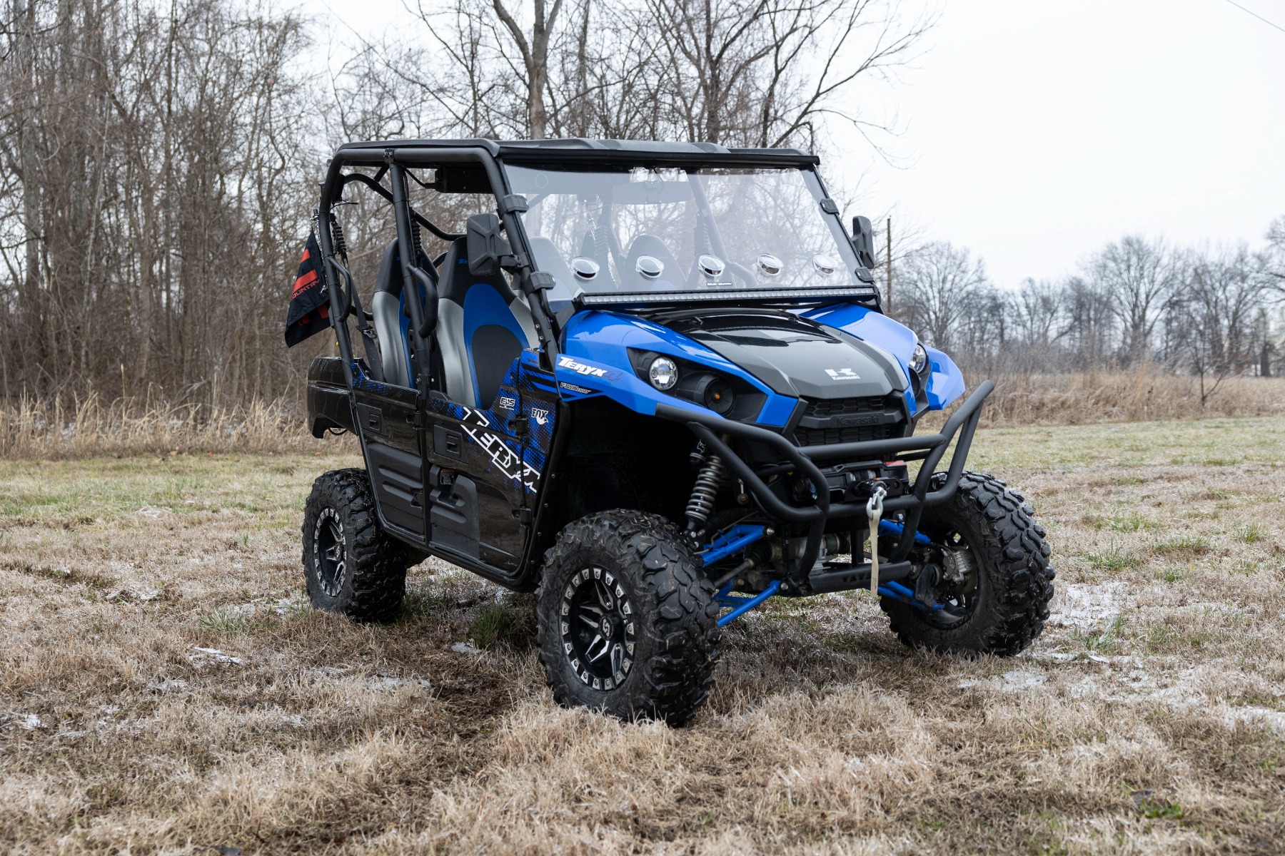 LED-Beleuchtungsset | Befestigung am Überrollkäfig | 50 Zoll Spectrum Single Row | Kawasaki Teryx 1000/Teryx 800 — Bild 6