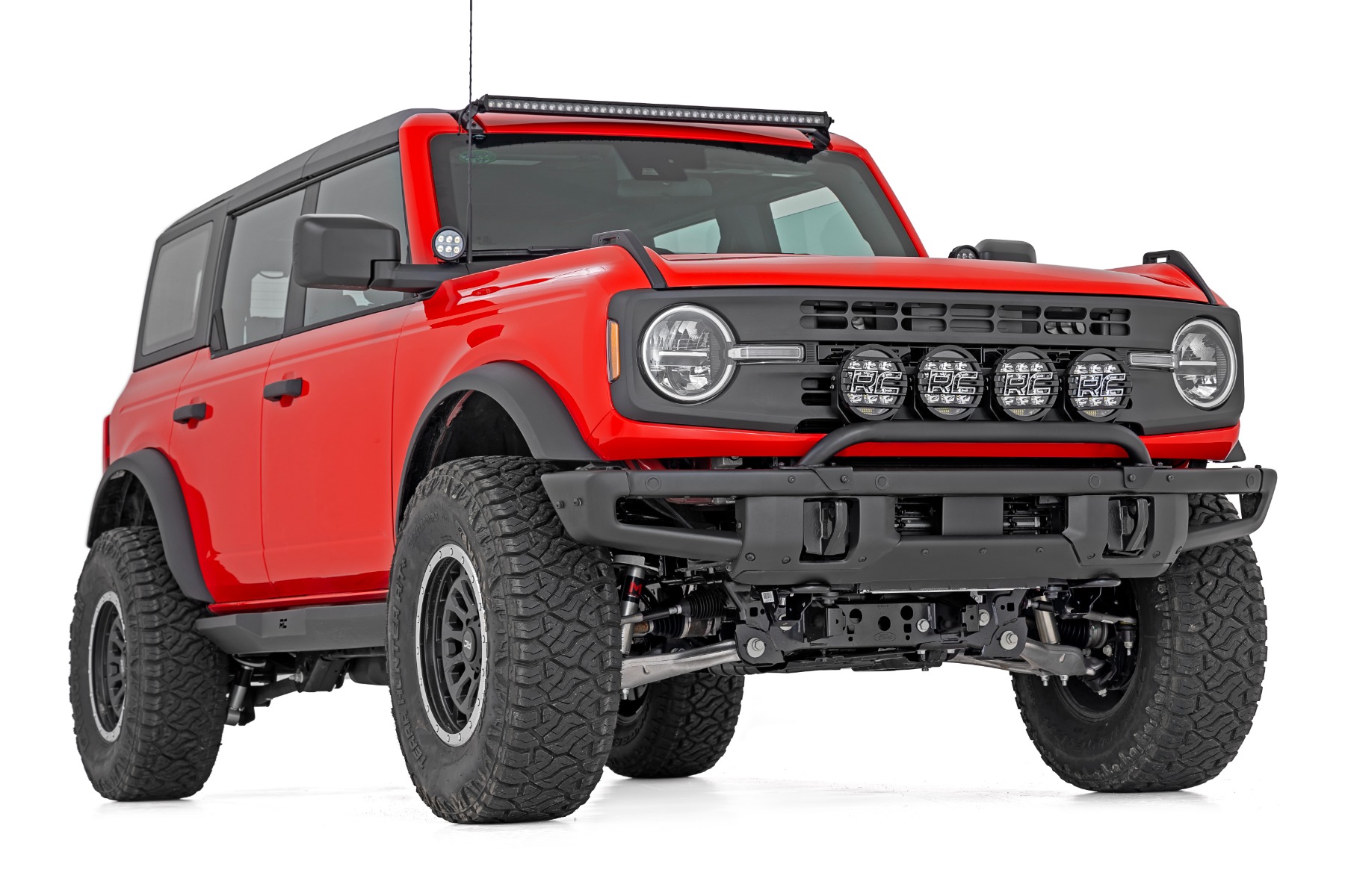 Halterung für Lichtleiste | 6,5-Zoll-LED-Rundleuchte (4er-Set) | OE Modular Steel | Ford Bronco (21–26) — Bild 3