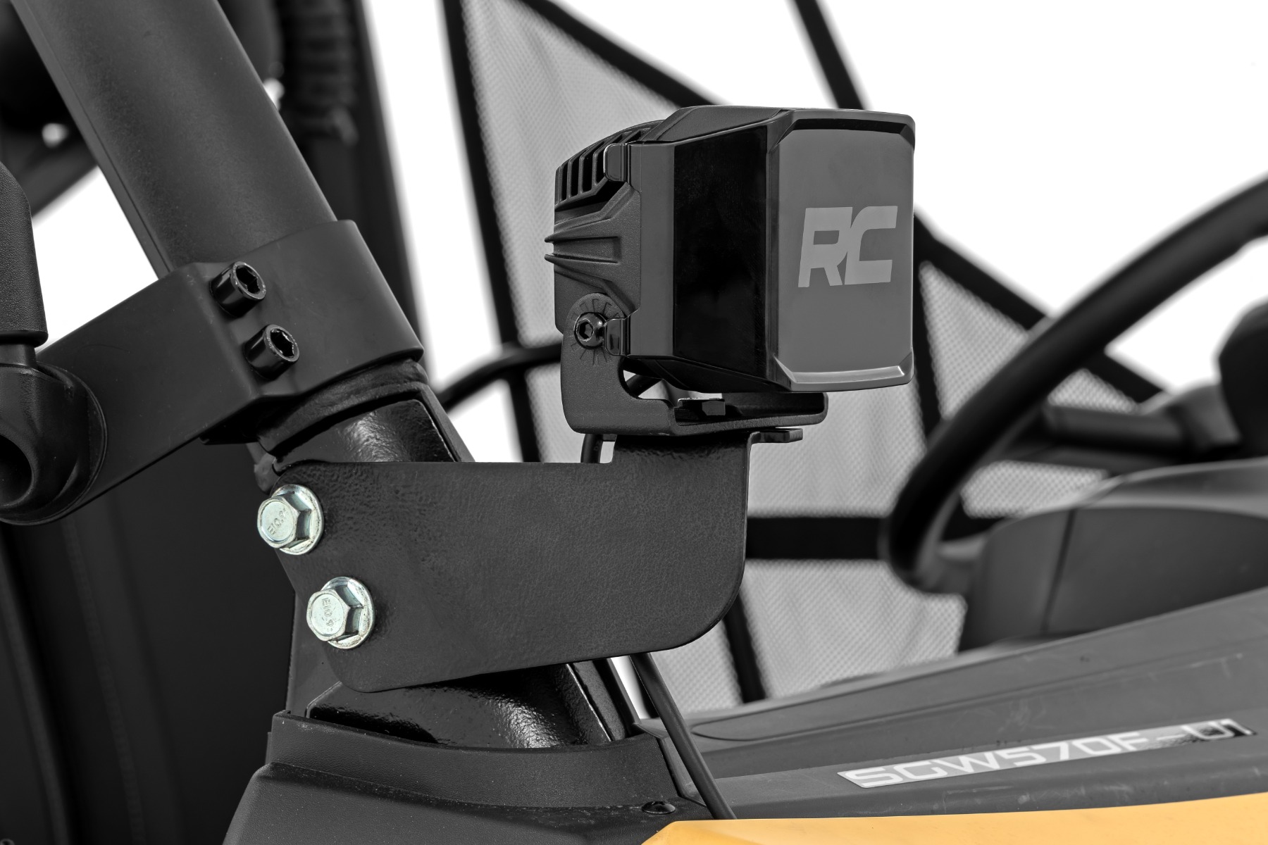 LED-Beleuchtungsset | Frontmontage | 2 Zoll Schwarz (Paar) | Gelbes Tagfahrlicht | Segway 570 F — Bild 5